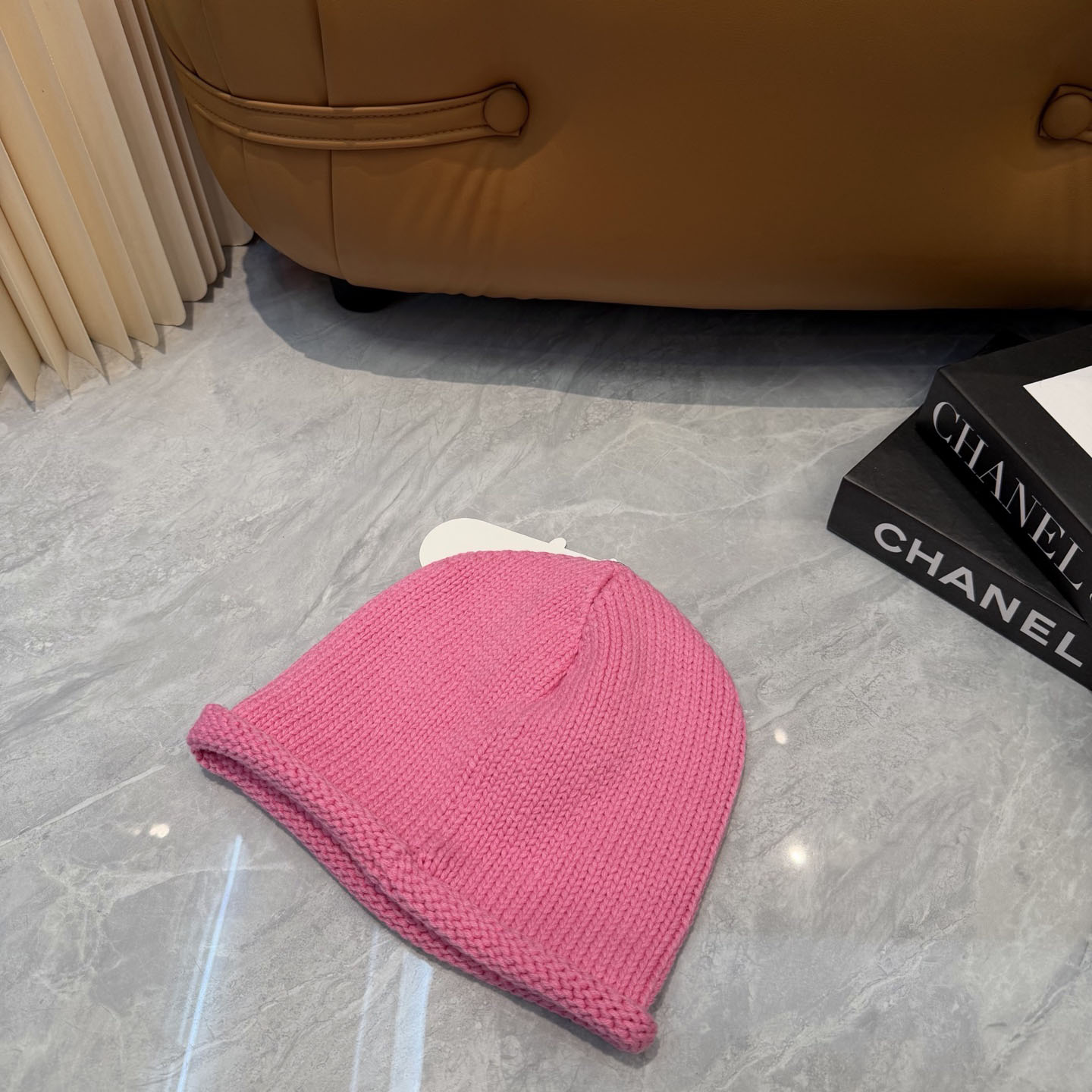 Chrome Heart Cross Patch Knit Beanie - DesignerGu