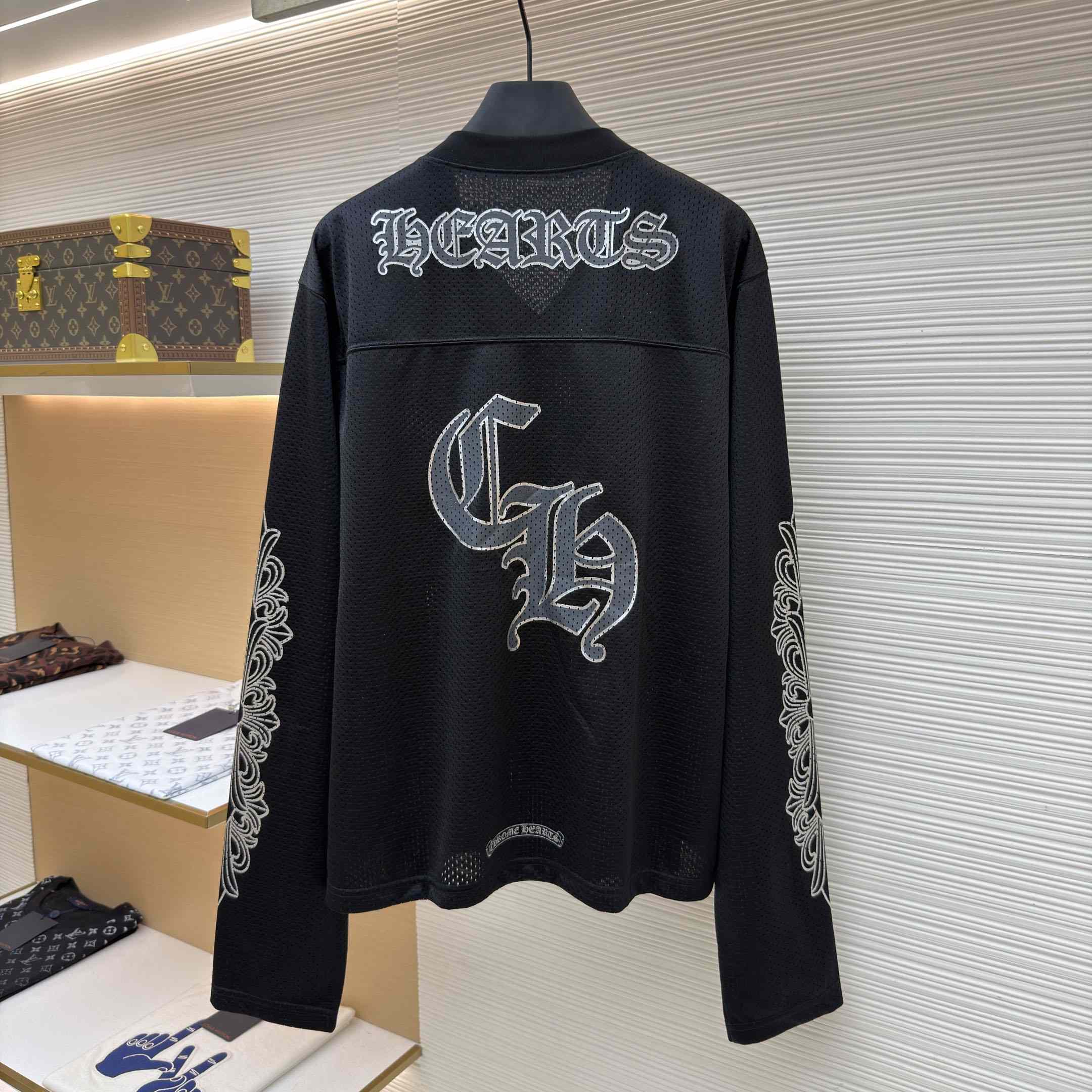 Chrome Hearts Stadium Mesh Long sleeve Jersey  - DesignerGu