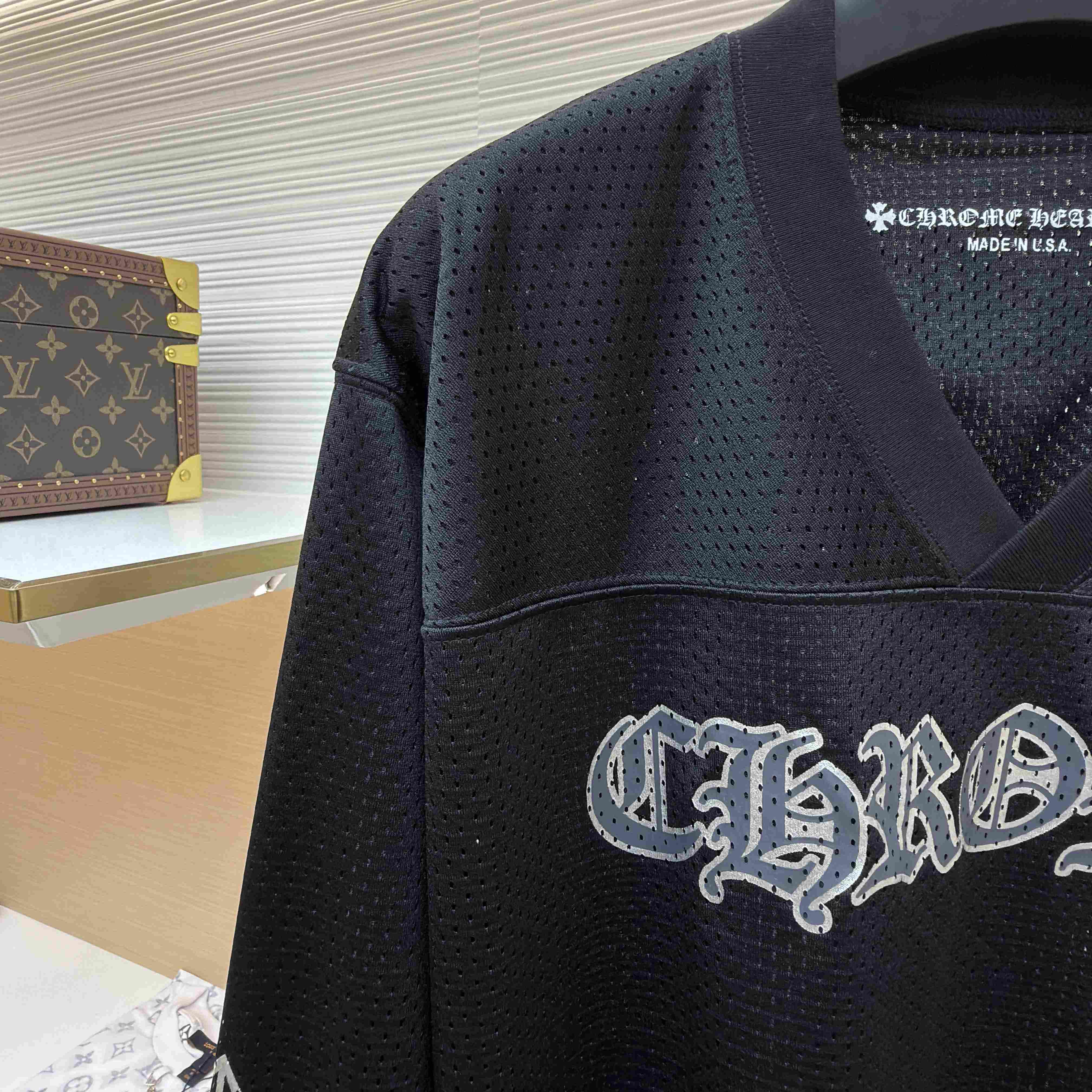 Chrome Hearts Stadium Mesh Long sleeve Jersey  - DesignerGu