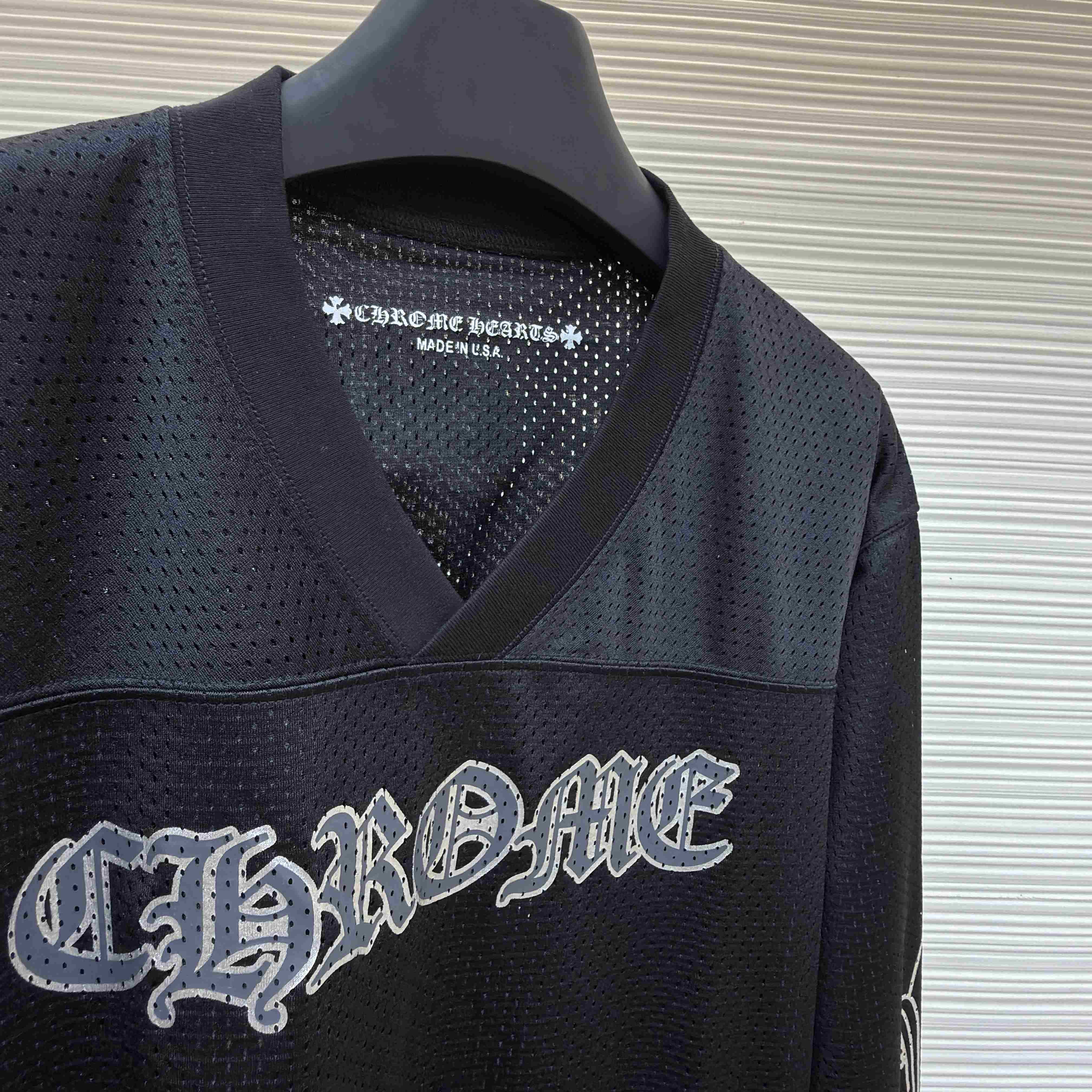Chrome Hearts Stadium Mesh Long sleeve Jersey  - DesignerGu