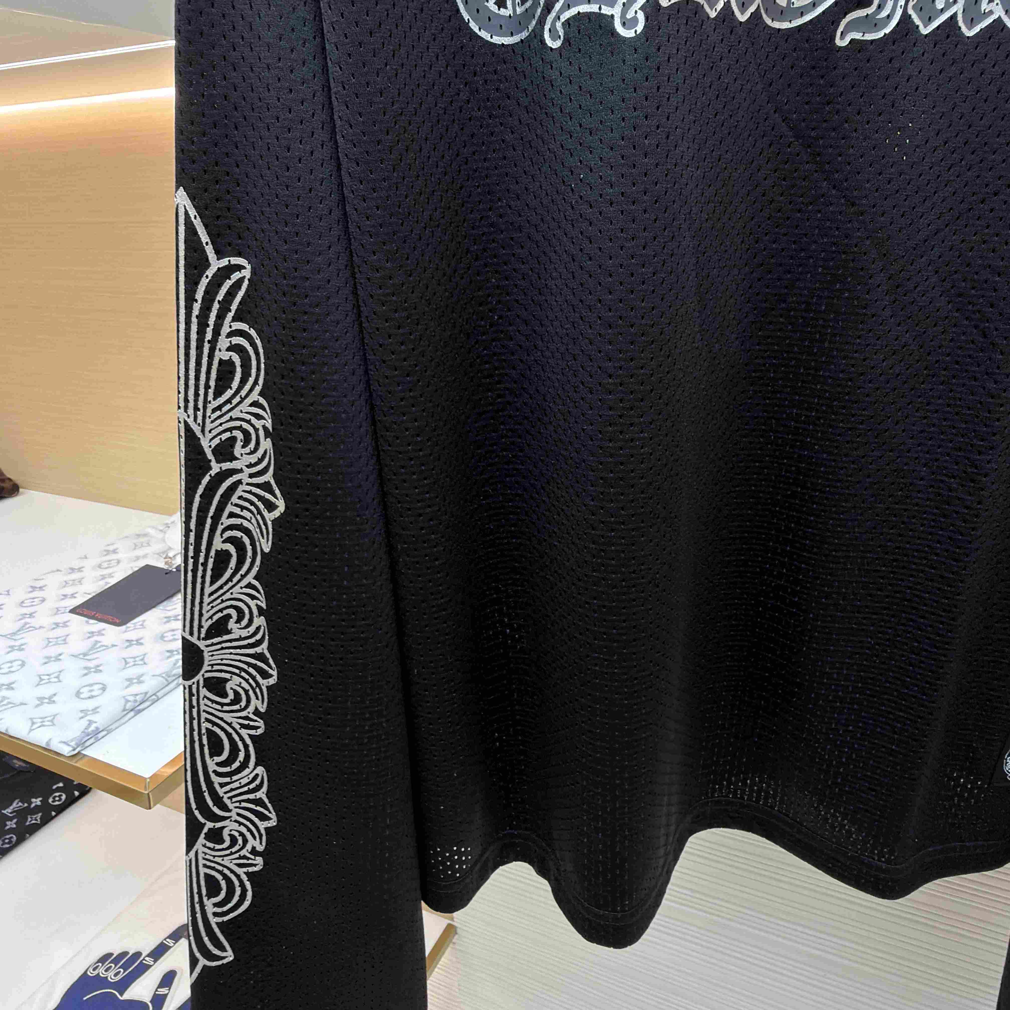 Chrome Hearts Stadium Mesh Long sleeve Jersey  - DesignerGu