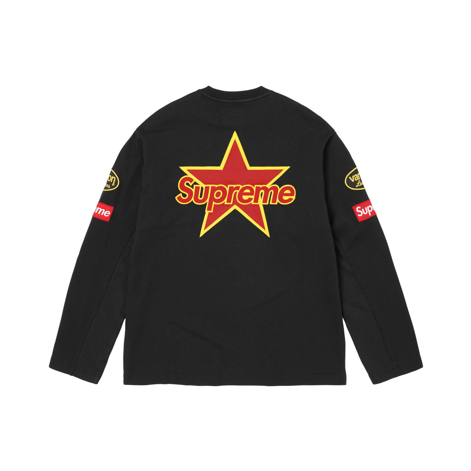 Supreme x Vanson Leathers Long-Sleeve Top 'Black' - DesignerGu