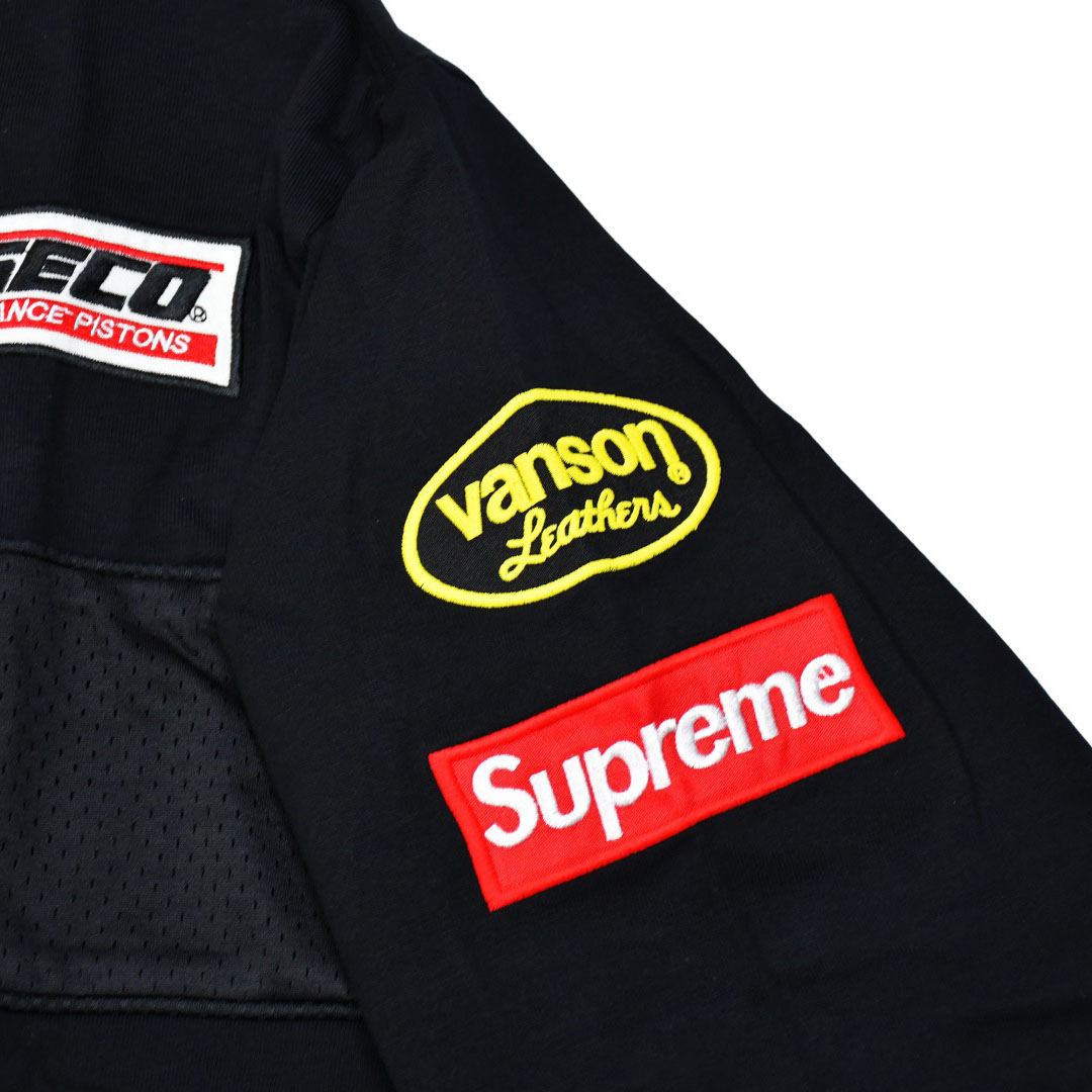Supreme x Vanson Leathers Long-Sleeve Top 'Black' - DesignerGu