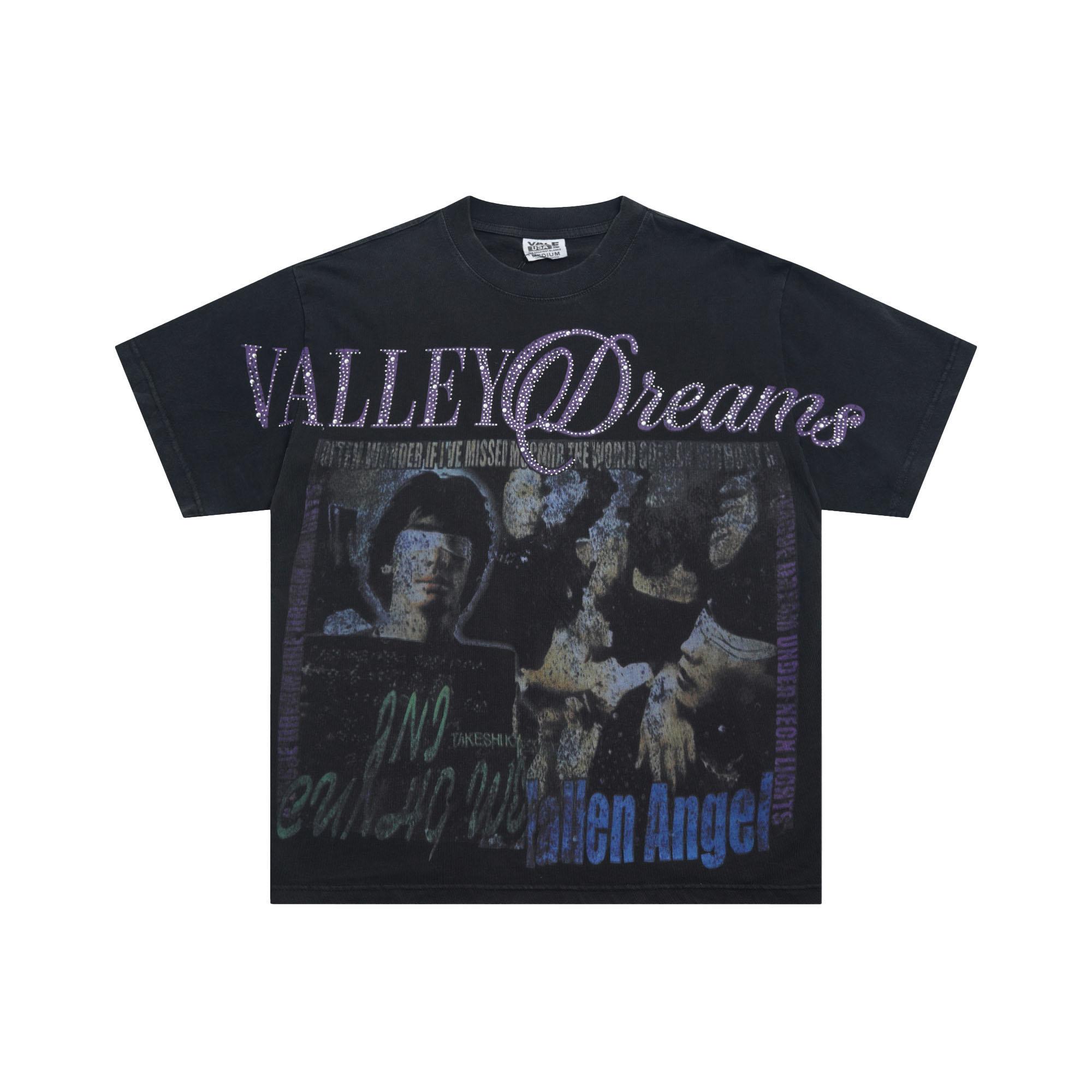 Vale Forever Fallen Bling Tee 'Black' - DesignerGu