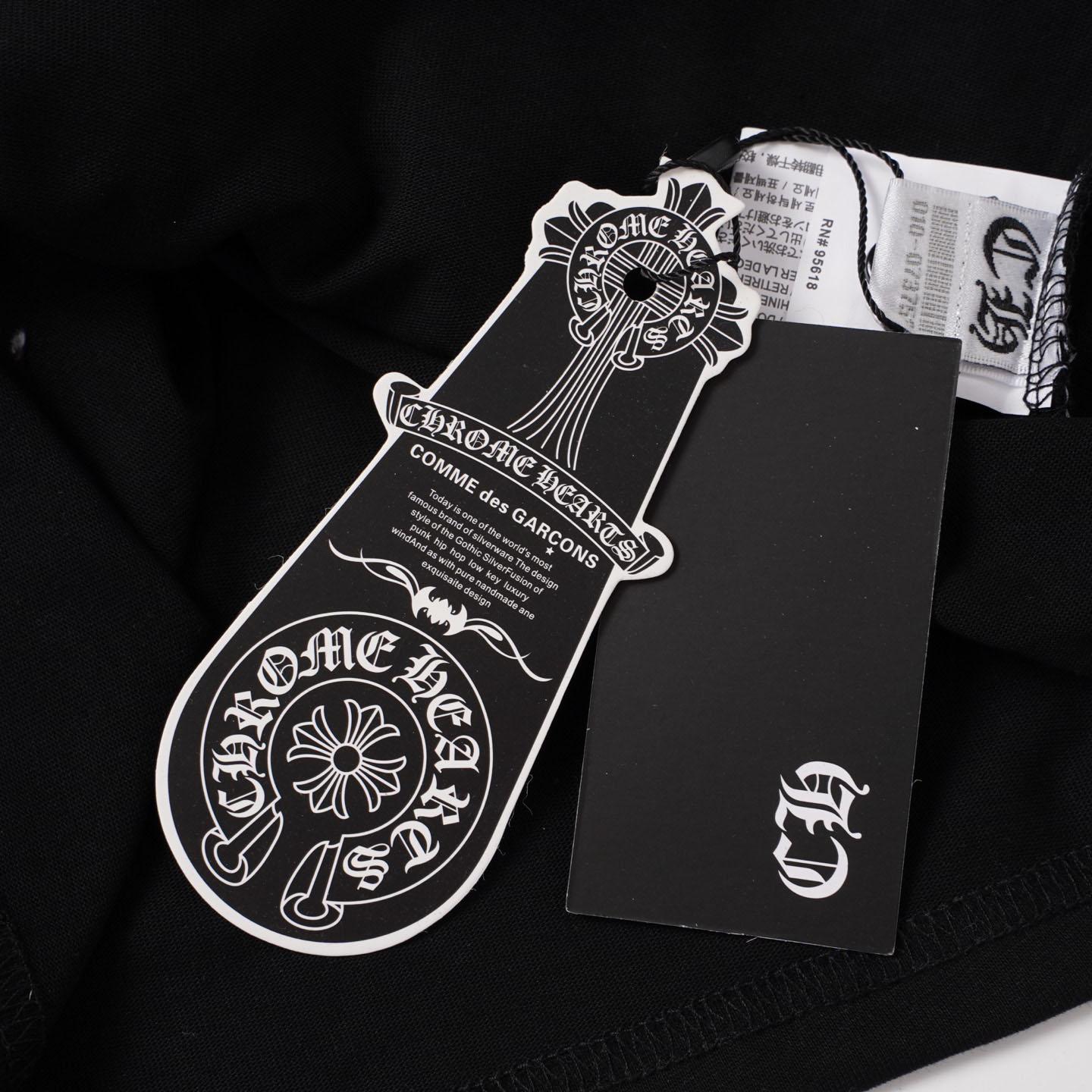 Chrome Hearts Neck Logo Long Sleeve T-Shirt  'Black' - DesignerGu