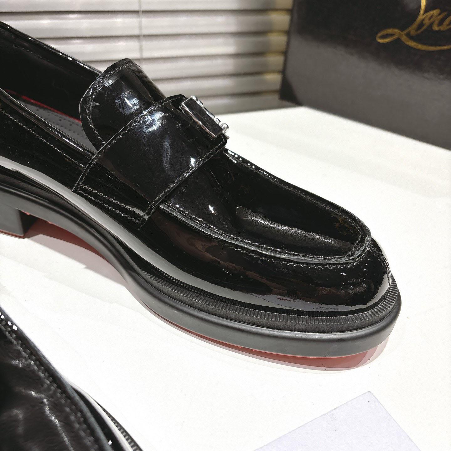 Christian Louboutin Urban Moc Lug  Leather  Loafers - DesignerGu