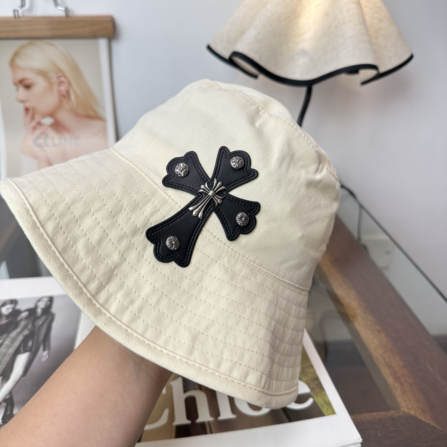 Chrome Heart Bucket Hat - DesignerGu