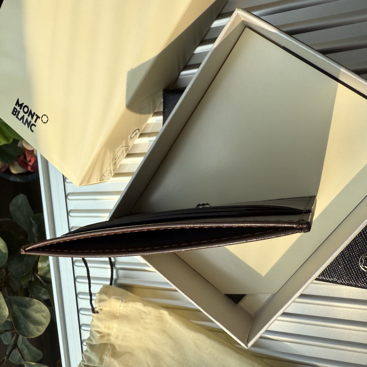 Montblanc Card Holder 6cc in Meisterstück Sfumato Leather - DesignerGu