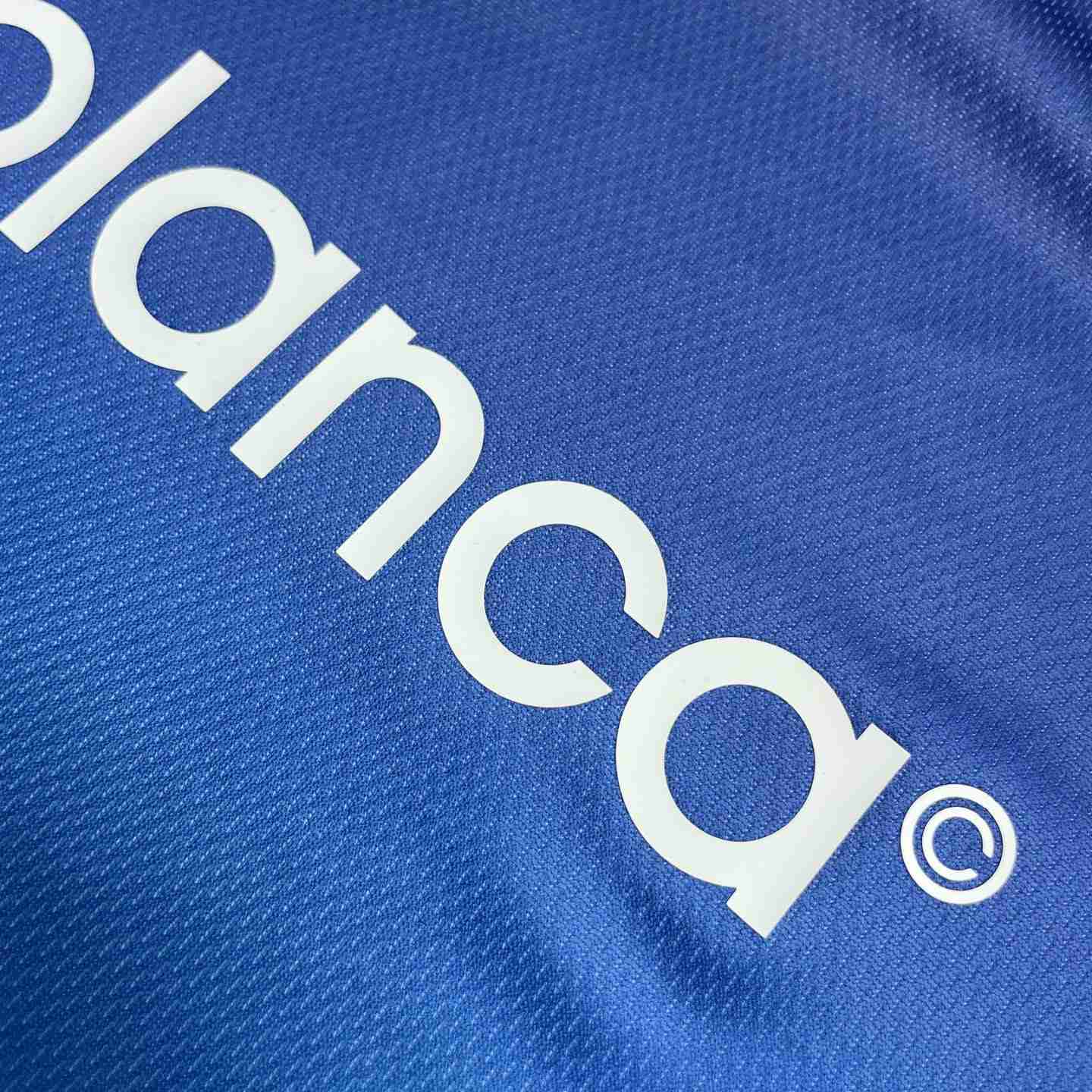 Casablanca Blue & Green Gradient Short Sleeve Football Shirt C1158 - DesignerGu