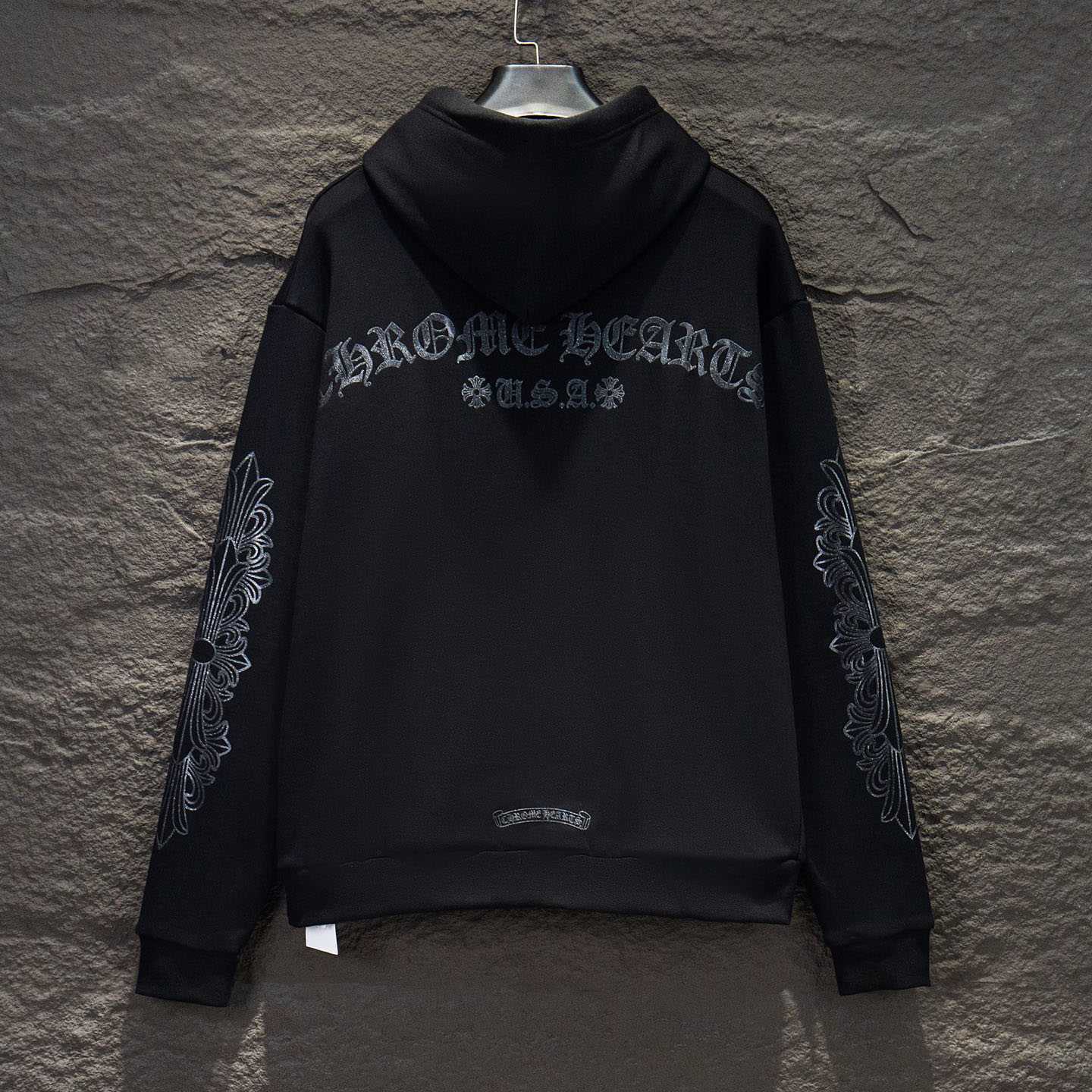 Chrome Hearts F&F Horseshoe Logo Hoodie - DesignerGu