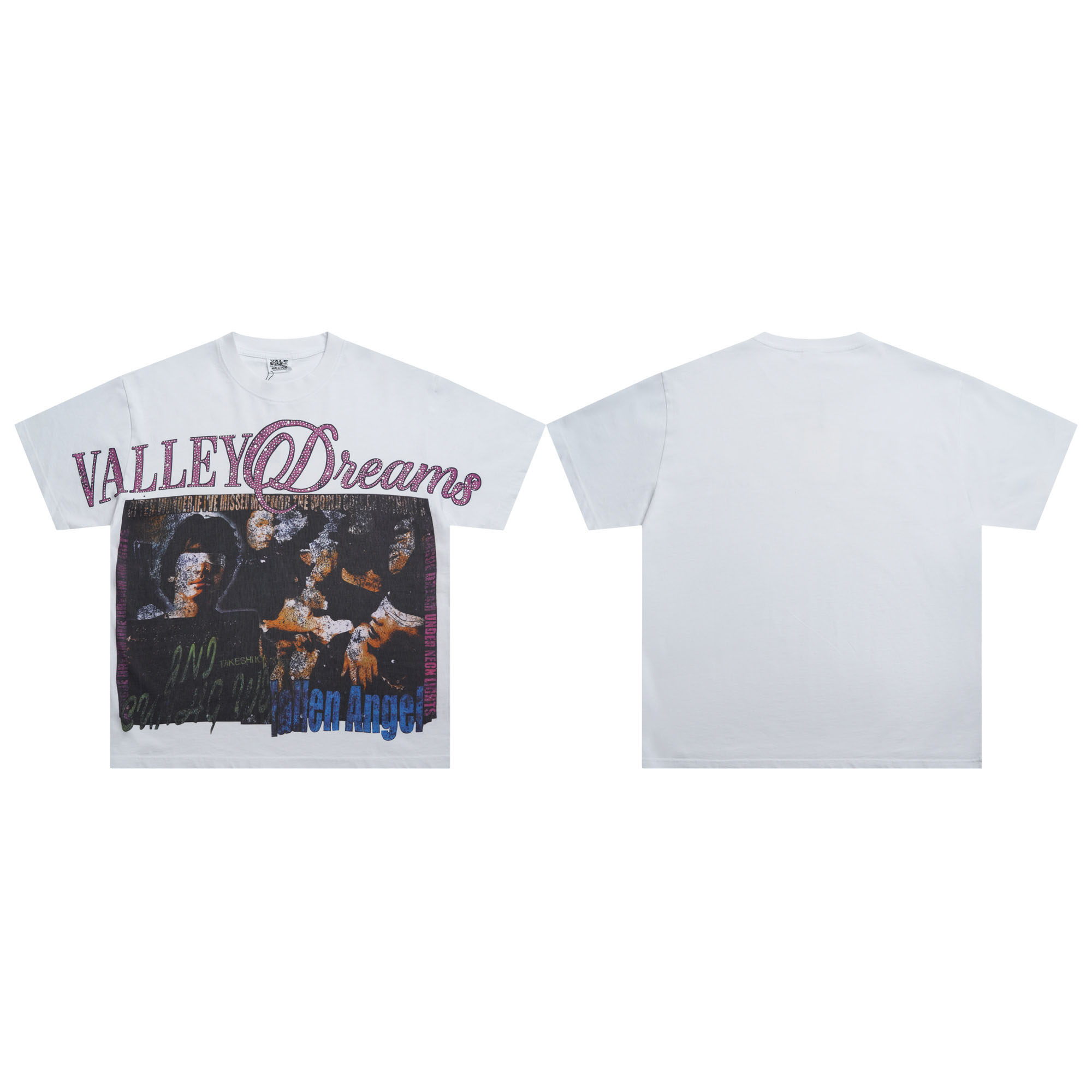 Vale Forever Fallen Bling Tee 'White' - DesignerGu