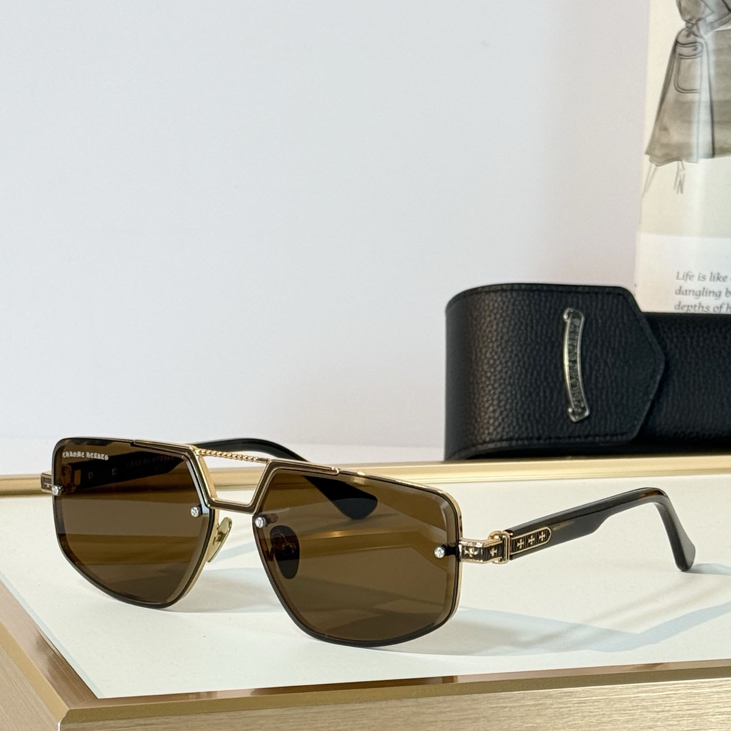 Chrome Hearts LOVE ROD Glasses - DesignerGu
