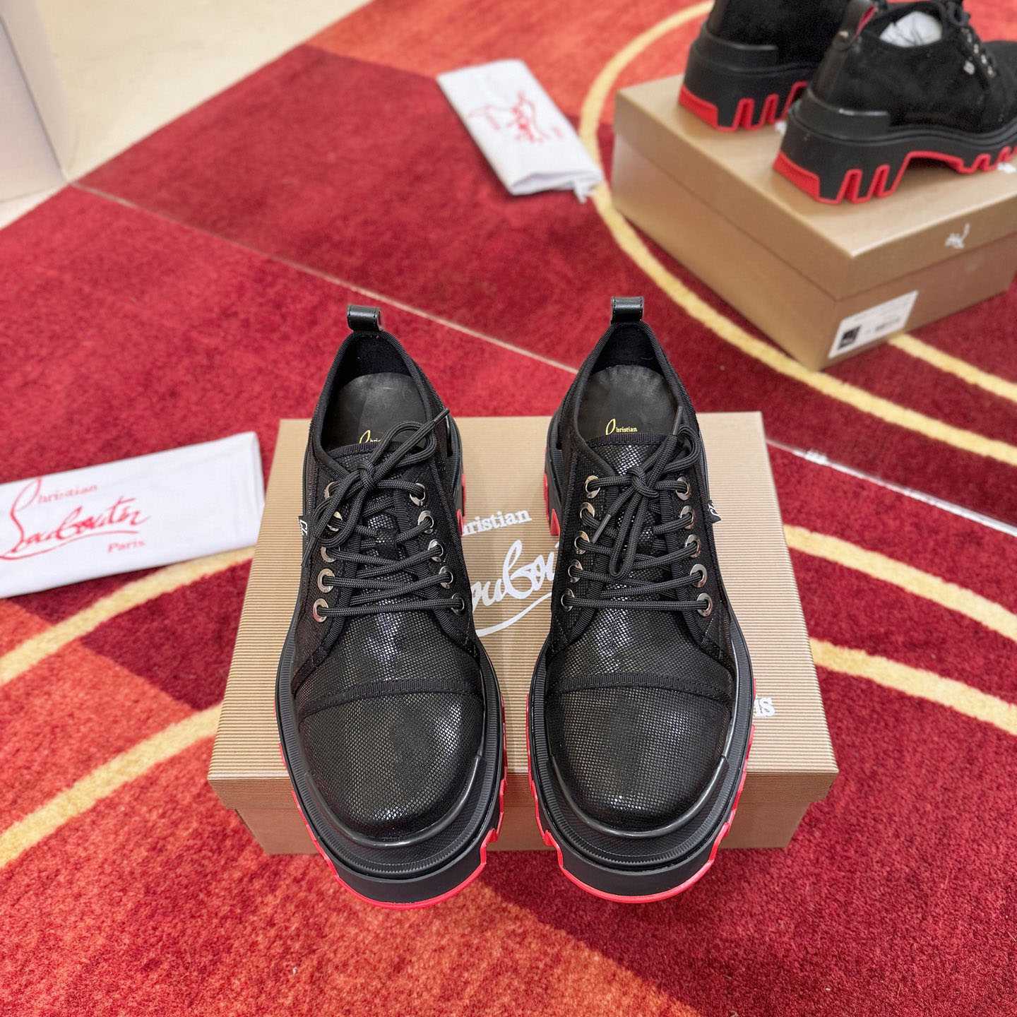 Christian Louboutin CPanamic Dune Derbys - DesignerGu
