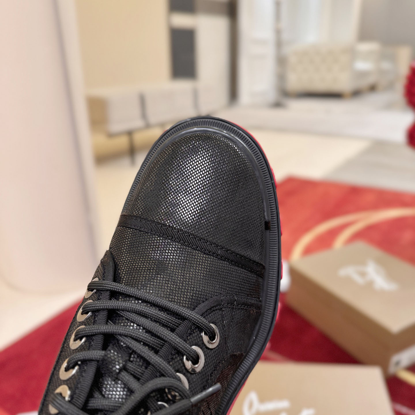 Christian Louboutin CPanamic Dune Derbys - DesignerGu