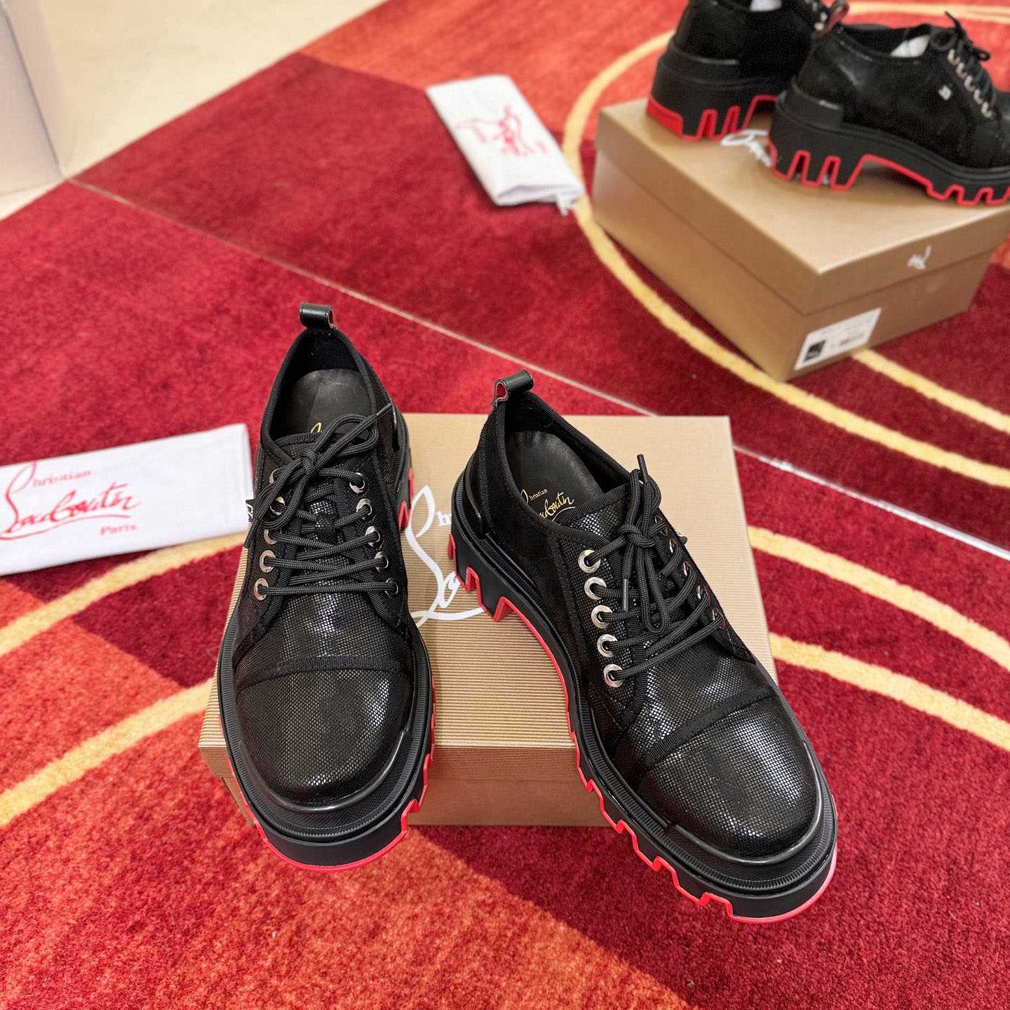 Christian Louboutin CPanamic Dune Derbys - DesignerGu