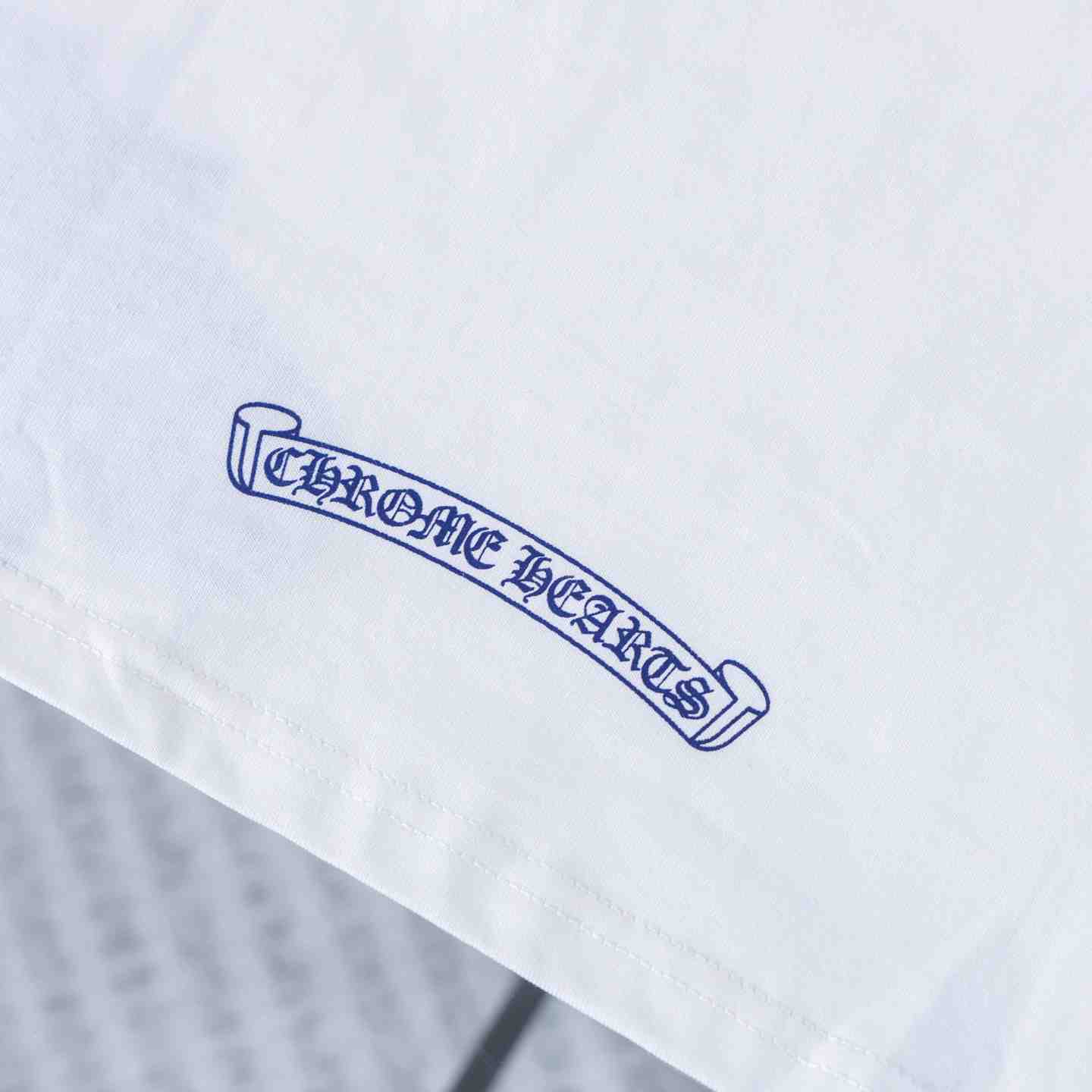 Chrome Hearts Cross Logo  Long Sleeve T-Shirt 'White' - DesignerGu