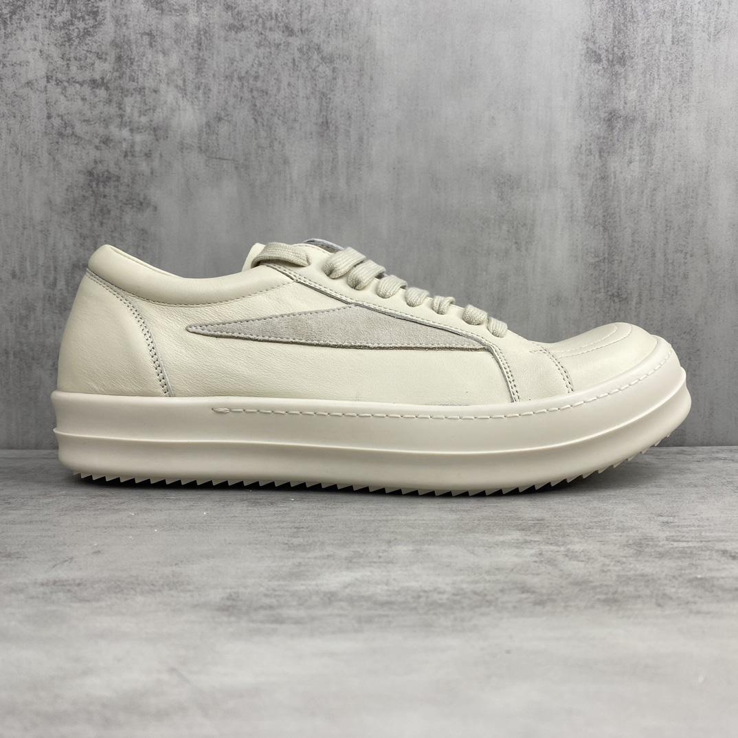 Rick Owens Lido Vintage Sneaker 'Milk' - DesignerGu