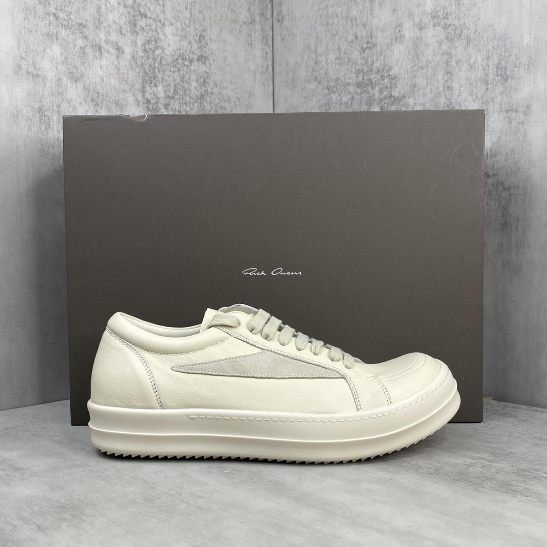 Rick Owens Lido Vintage Sneaker 'Milk' - DesignerGu