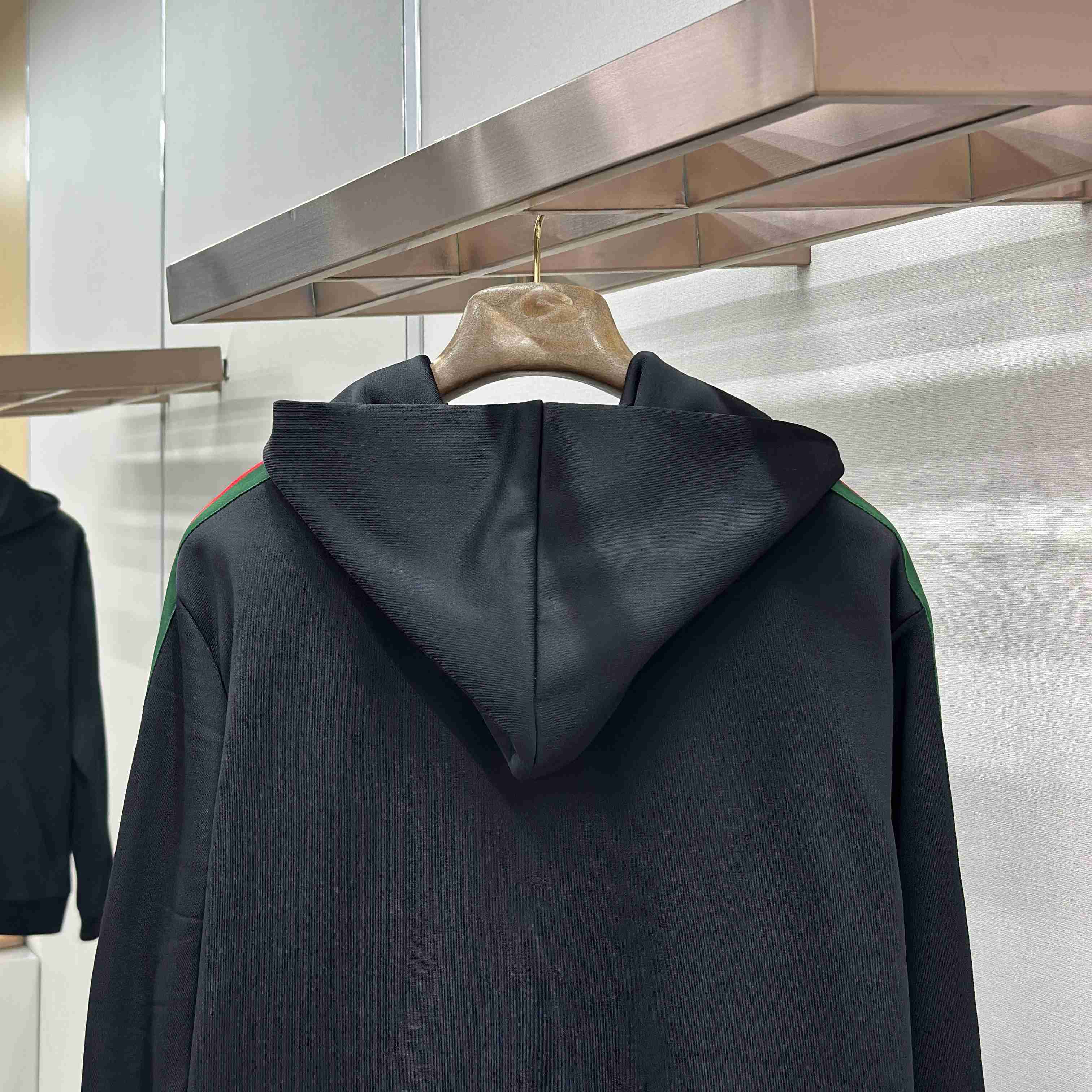 Gucci Silk Cotton Jersey Zip Jacket With Web - DesignerGu
