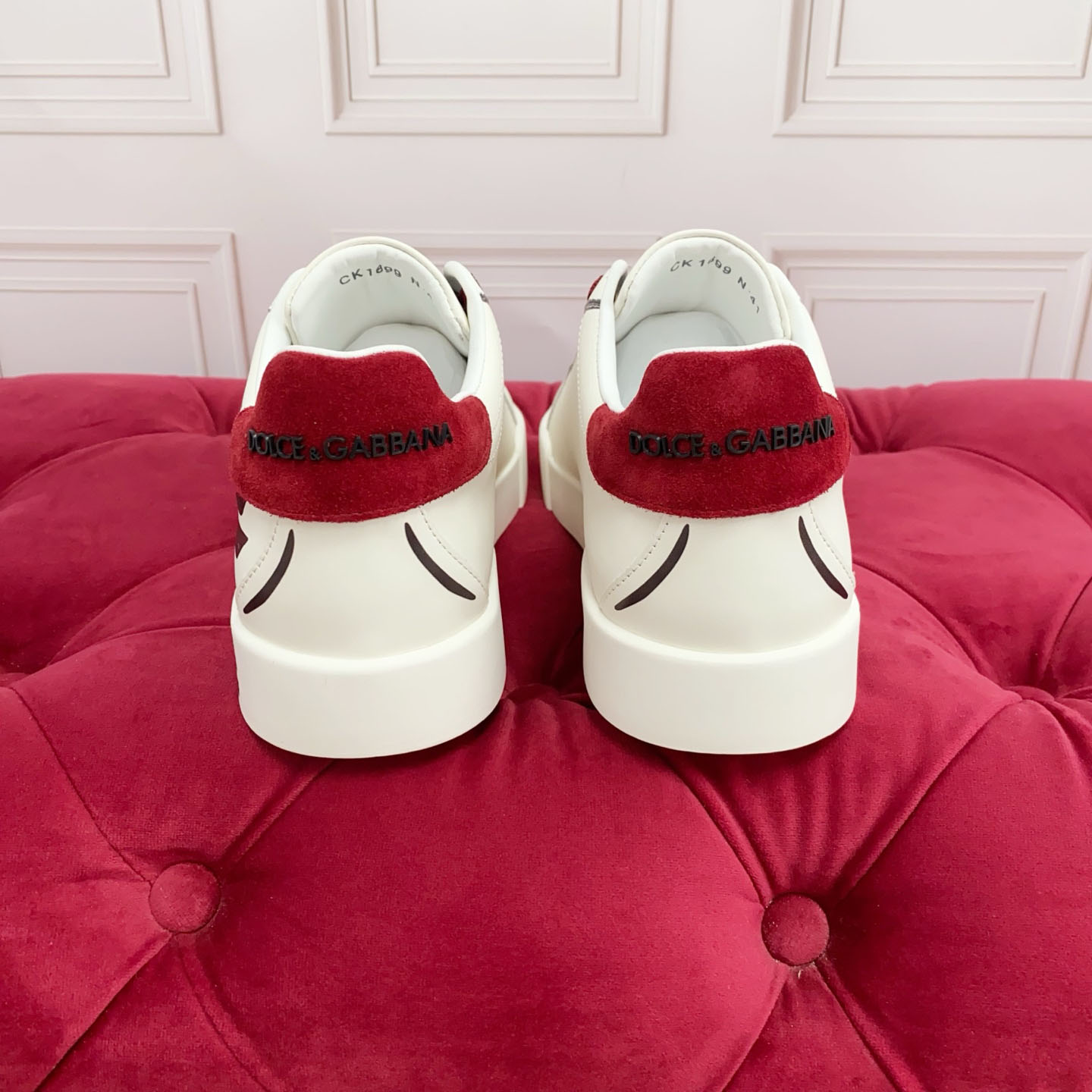 Dolce & Gabbana Portofino Light Strobel Nappa Calfskin Sneakers - DesignerGu