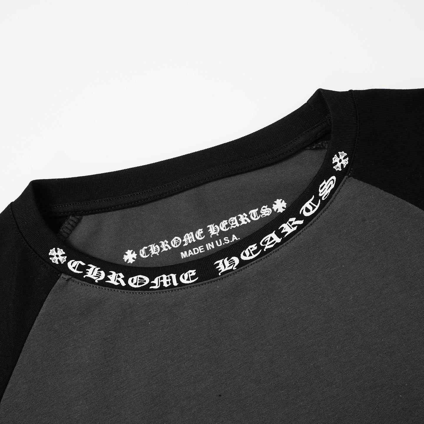 Chrome Hearts Long-Sleeve  Baseball Tee - DesignerGu