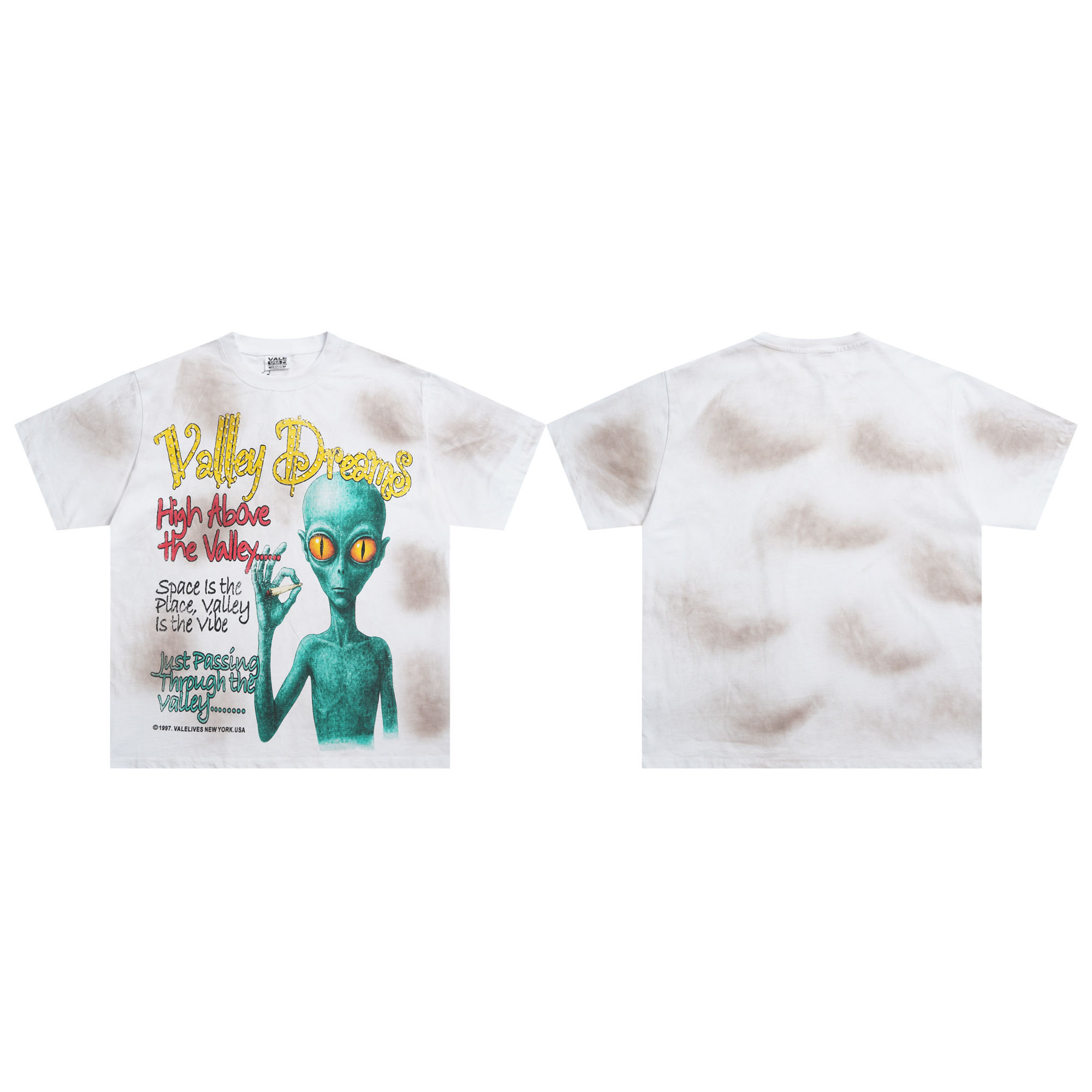 Vale Forever Area 14 Bling Tee 'Vintage/White' - DesignerGu