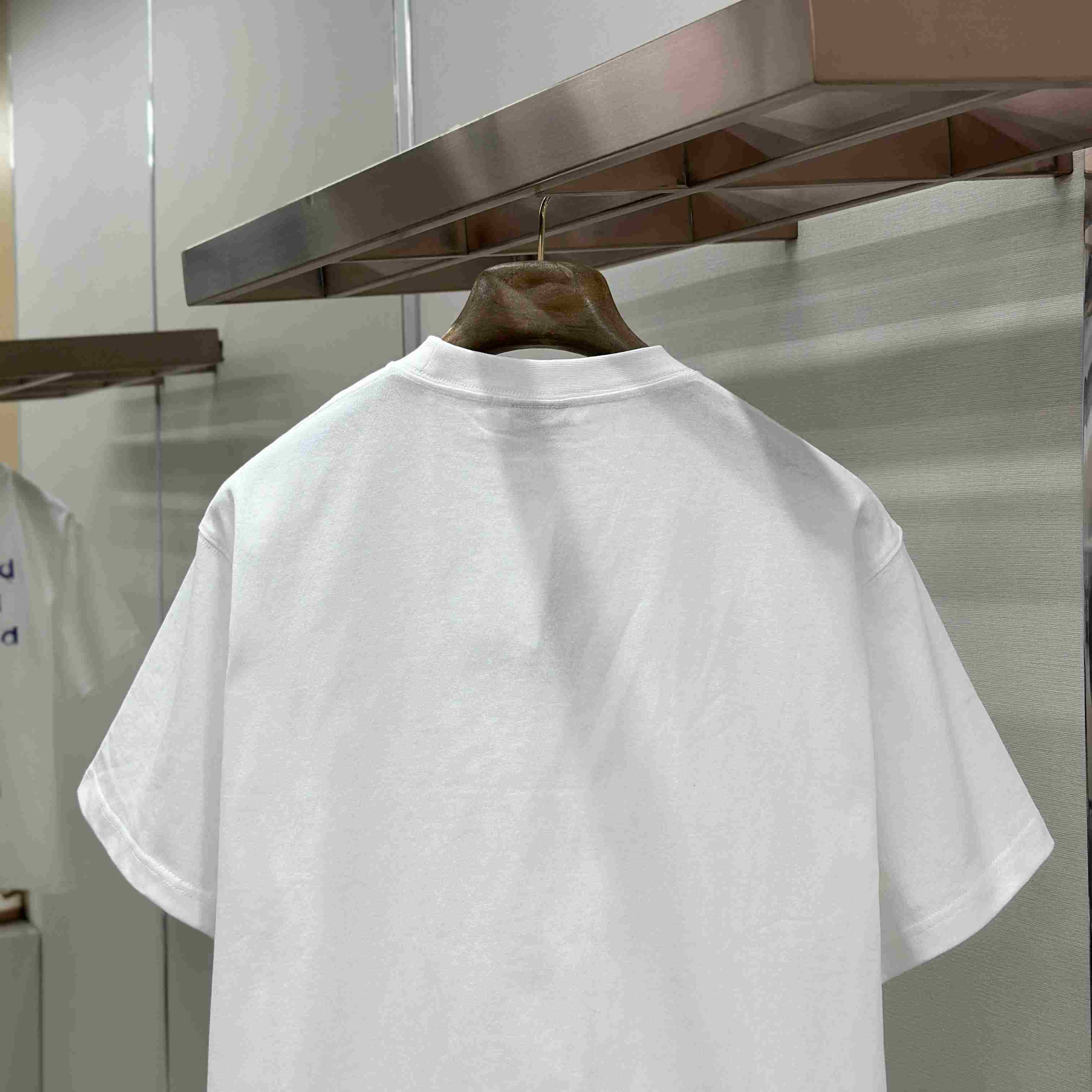 Balenciaga Logo Cotton Jersey T-shirt  - DesignerGu
