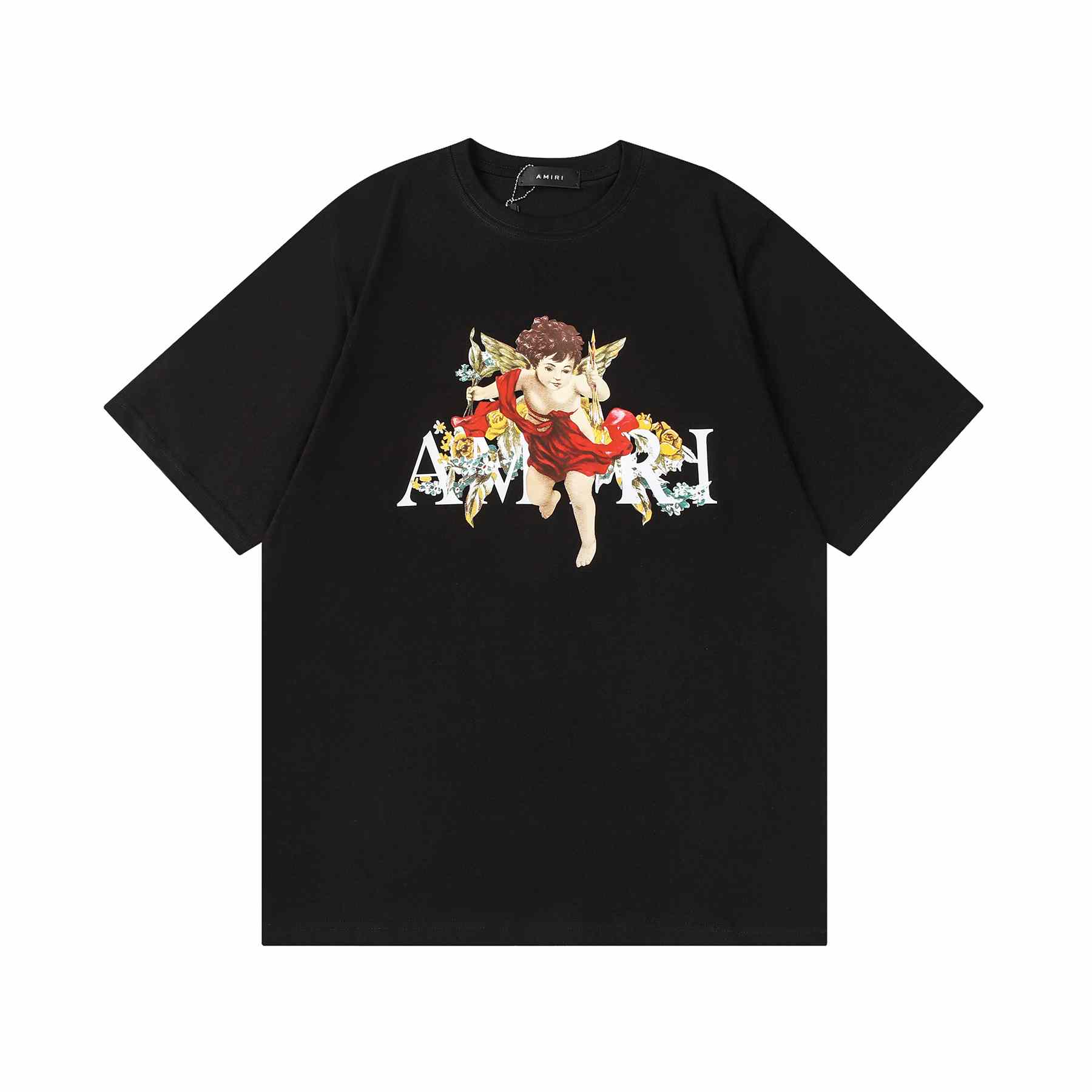 Amiri Cherub Tee 'Black' - DesignerGu