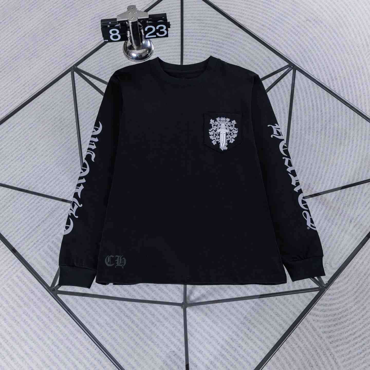 Chrome Hearts Dagger  Long Sleeve Tee 'Black' - DesignerGu