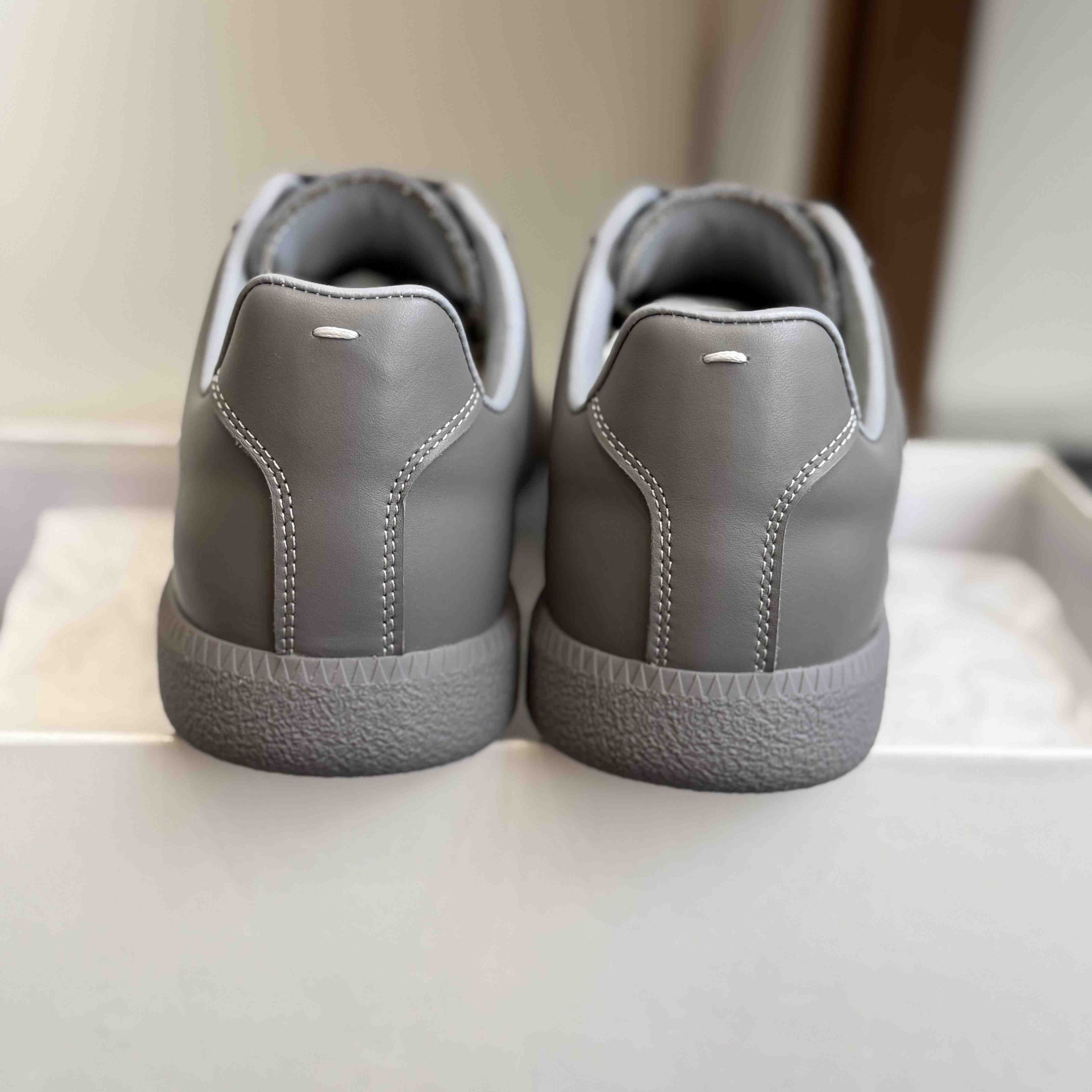 Maison Margiela Grey Reflective Replica Sneakers - DesignerGu