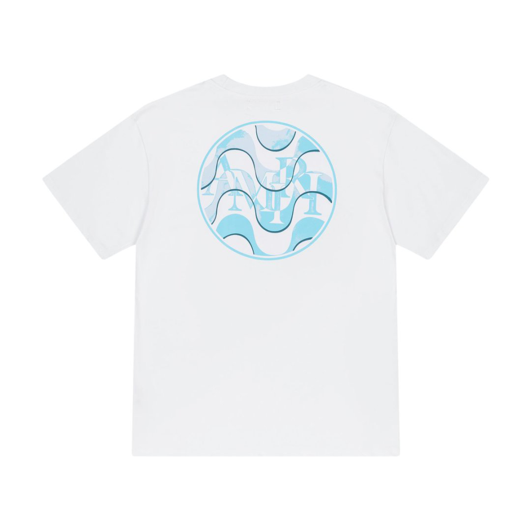 Amiri Staggered Wave T-Shirt - DesignerGu