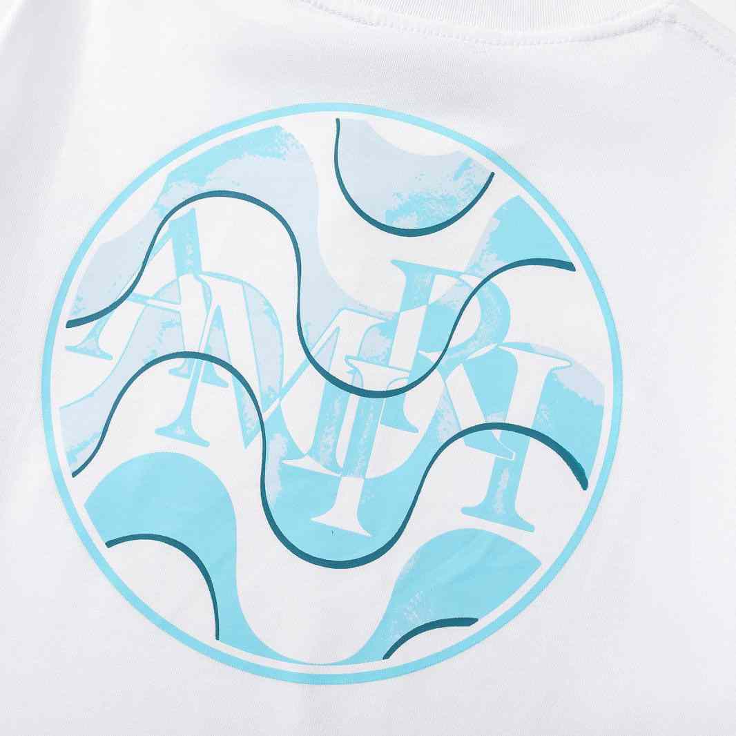 Amiri Staggered Wave T-Shirt - DesignerGu