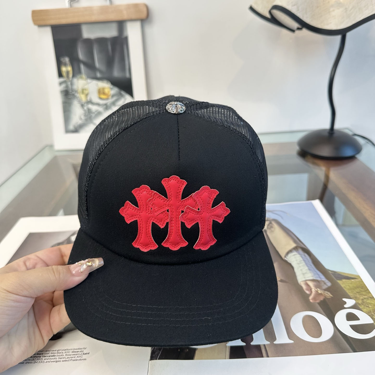 Chrome Heart Cap  - DesignerGu