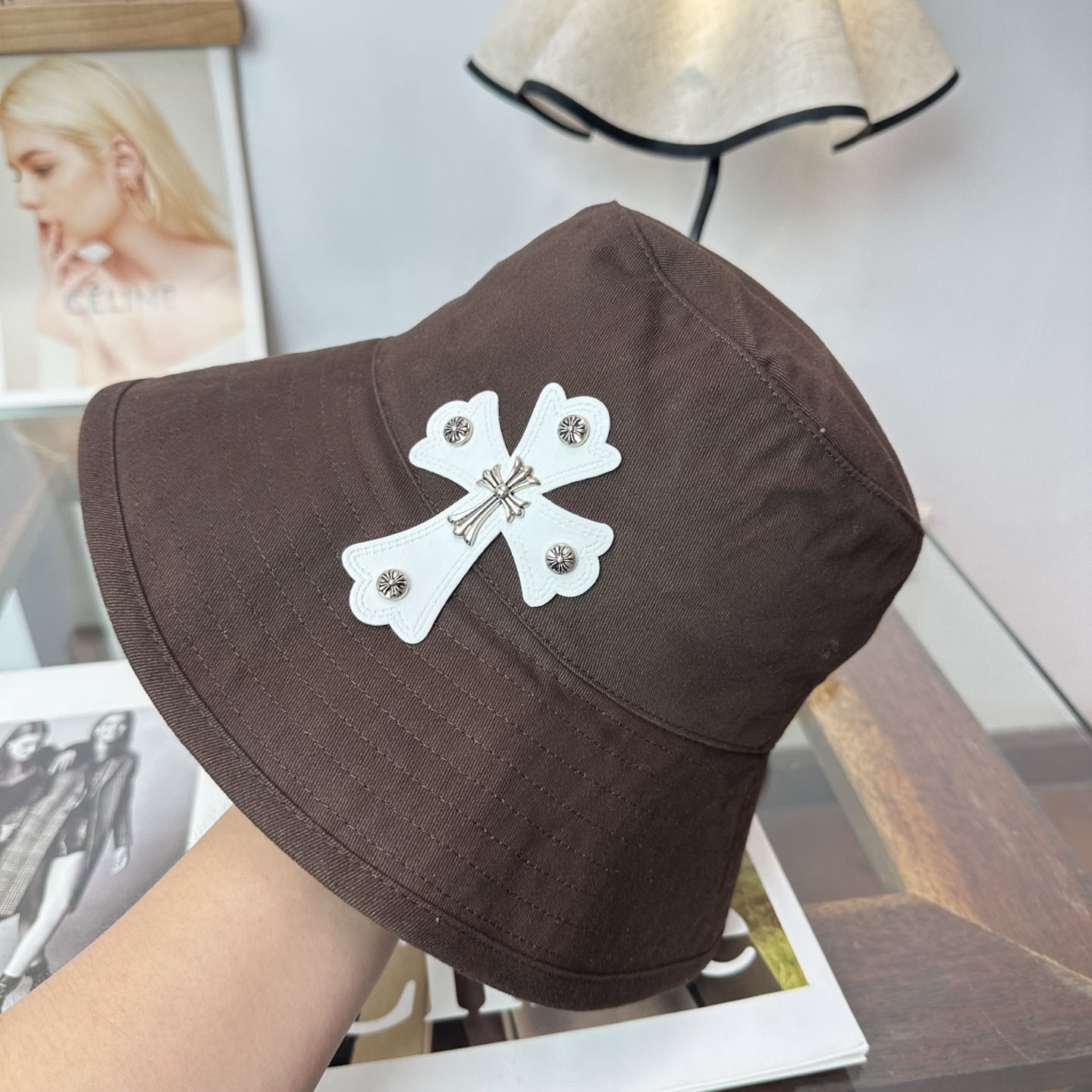 Chrome Heart Bucket Hat - DesignerGu