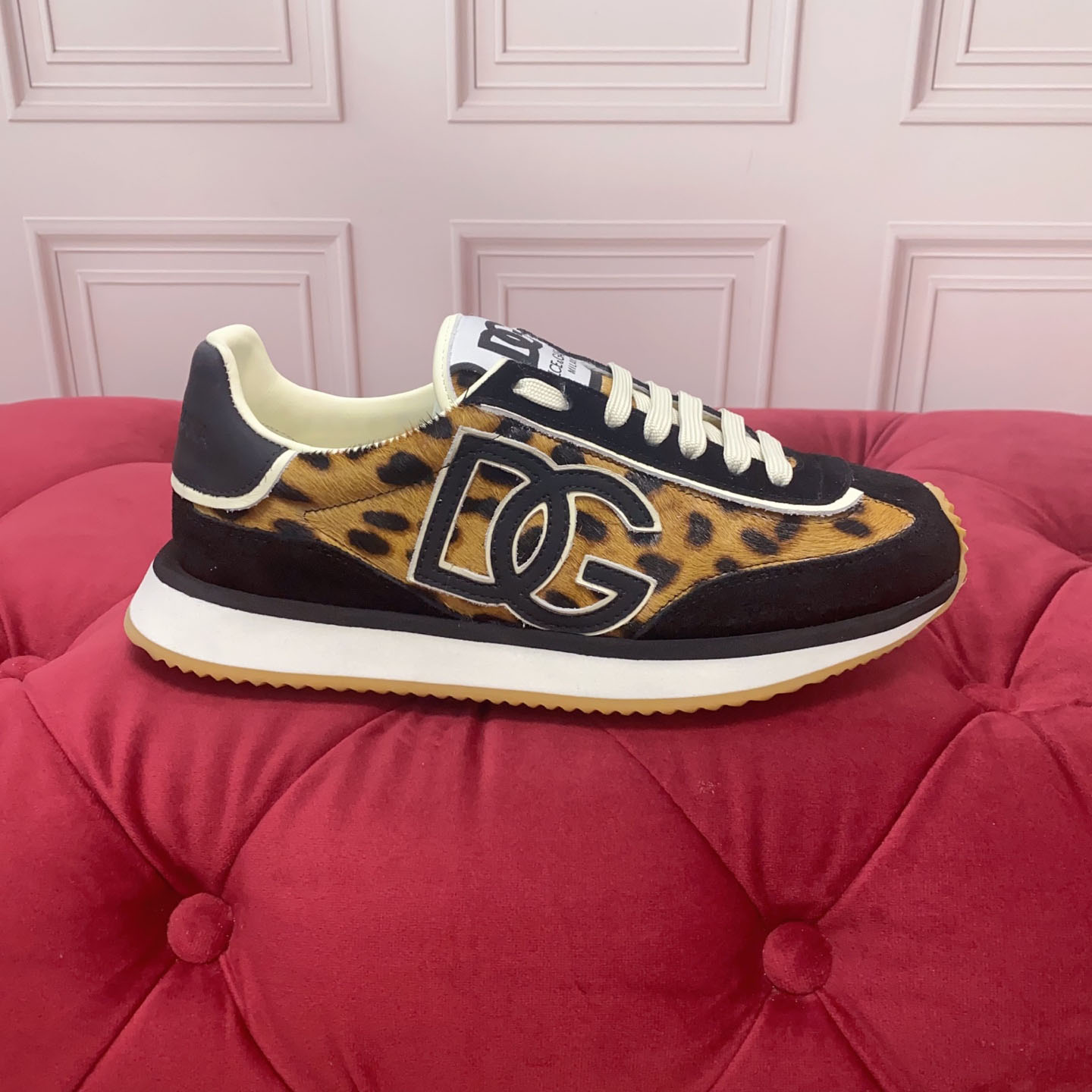 Dolce & Gabbana Leopard-Print Sneakers - DesignerGu