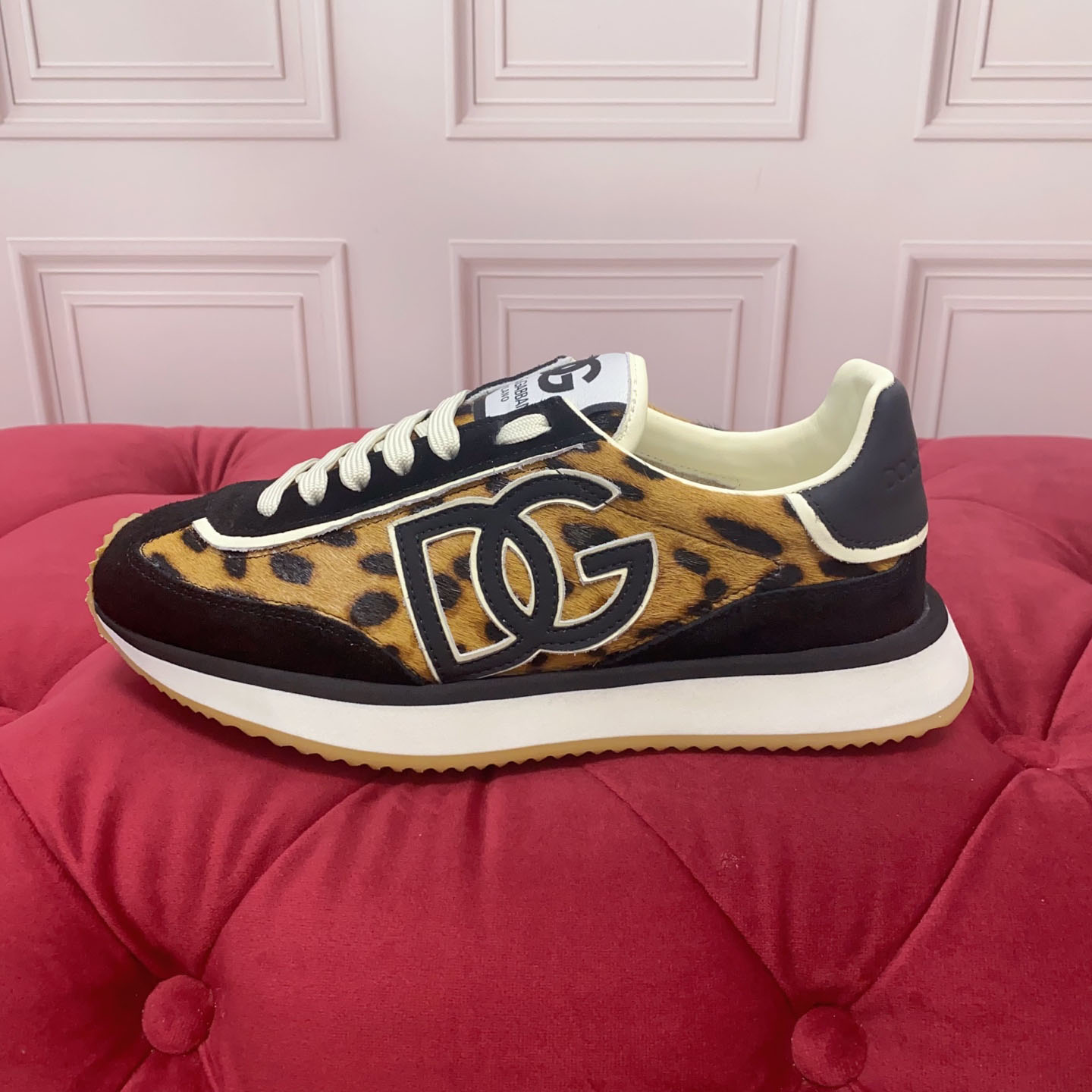 Dolce & Gabbana Leopard-Print Sneakers - DesignerGu