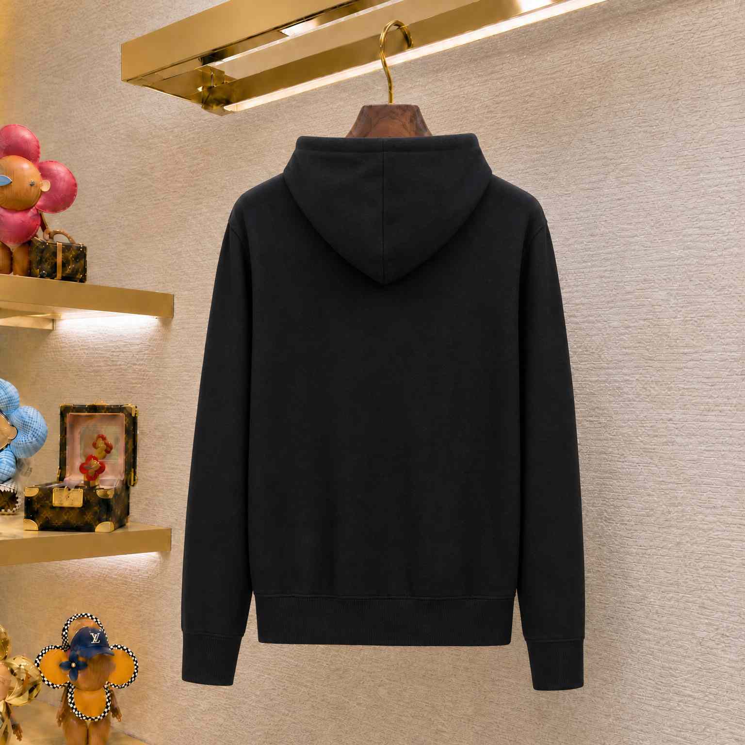 Givenchy Hoodie In wool And Cashmere Embroidered Givenchy Paris - DesignerGu