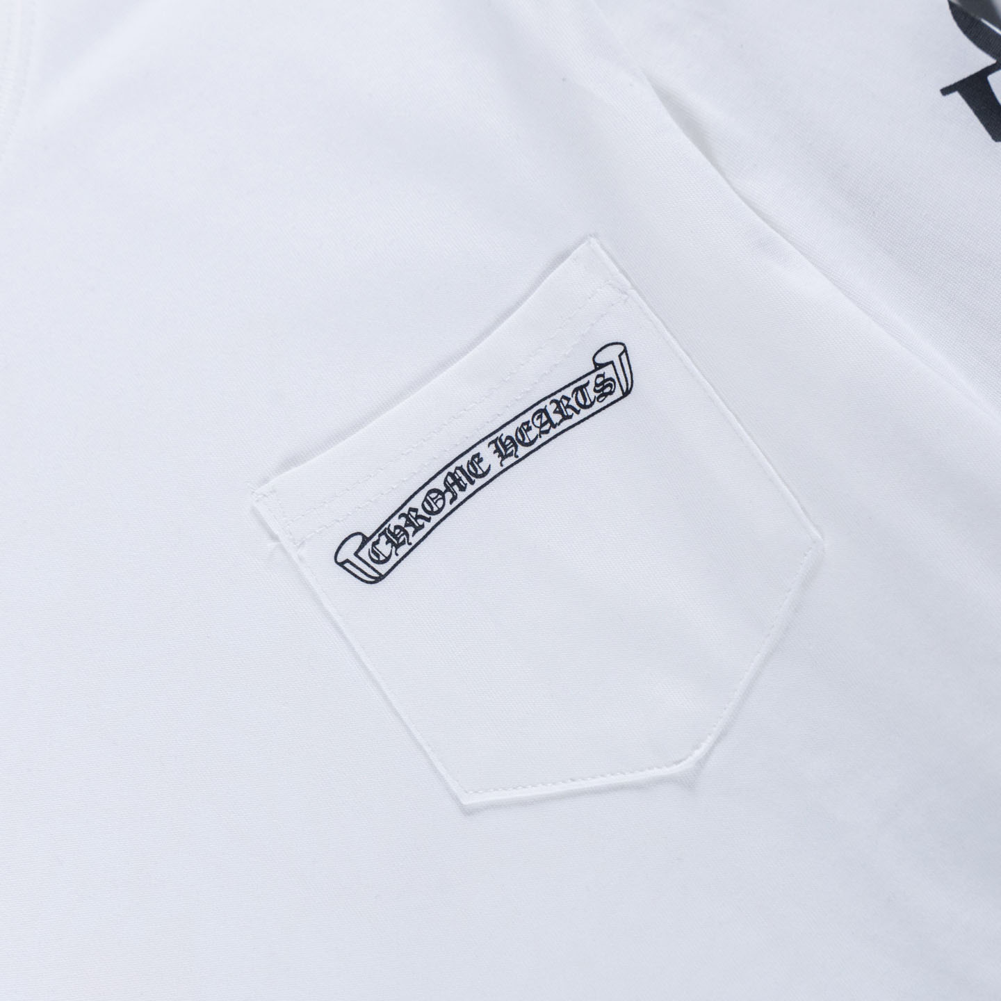 Chrome Hearts Cemetery Long Sleeve T-Shirt  'White' - DesignerGu