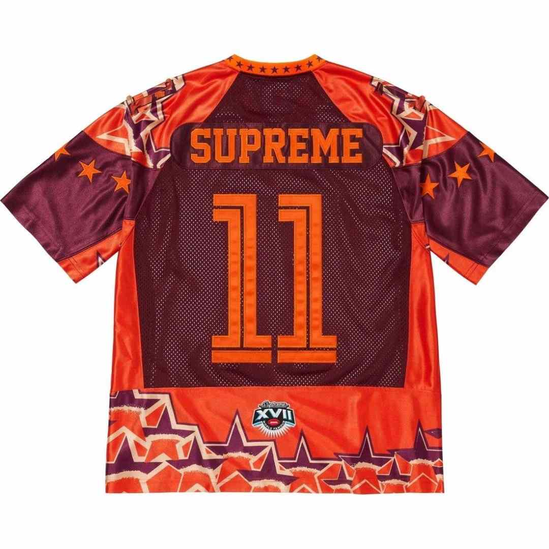 Supreme Stars Football Jersey 'Orange' - DesignerGu