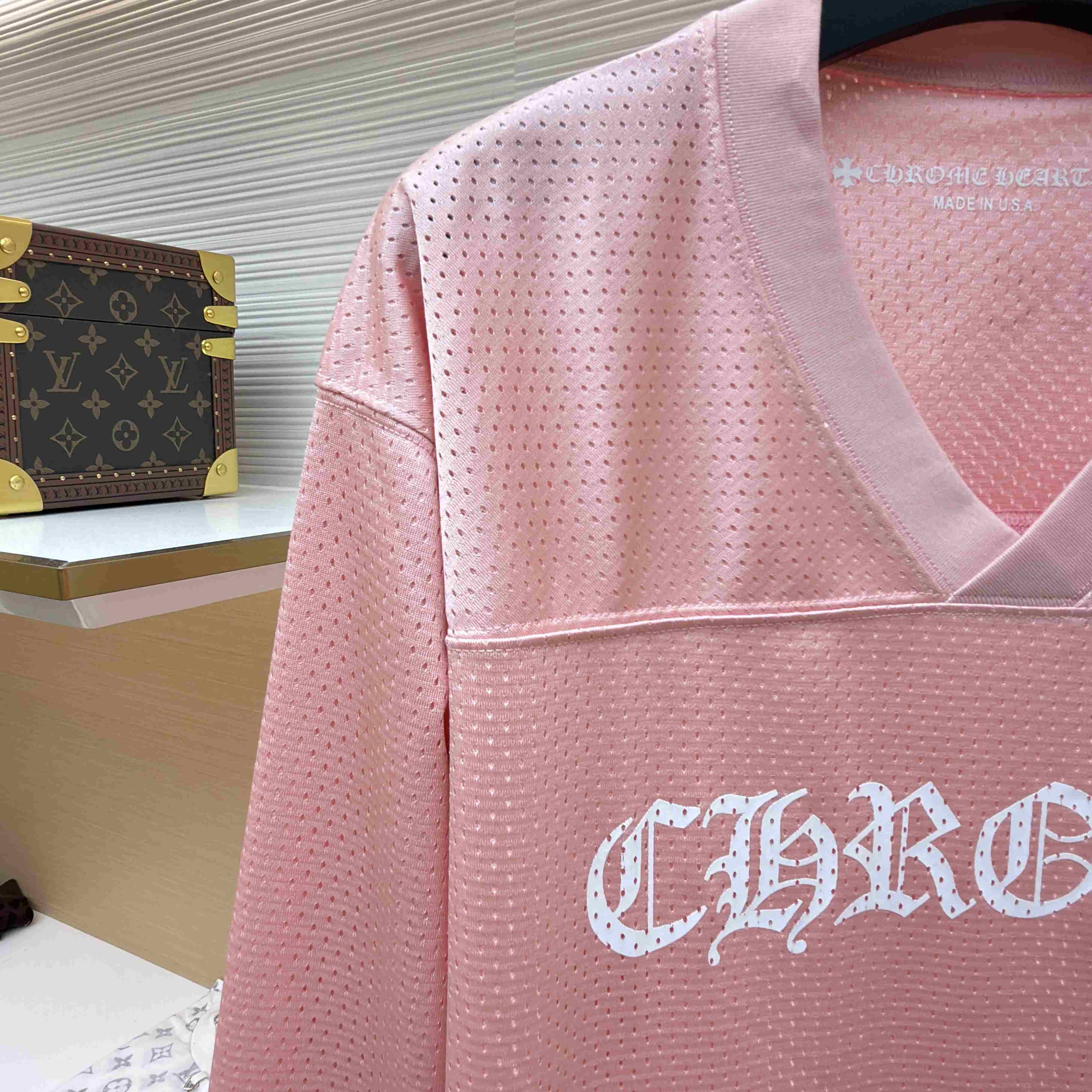 Chrome Hearts Stadium Mesh Long sleeve Jersey  - DesignerGu