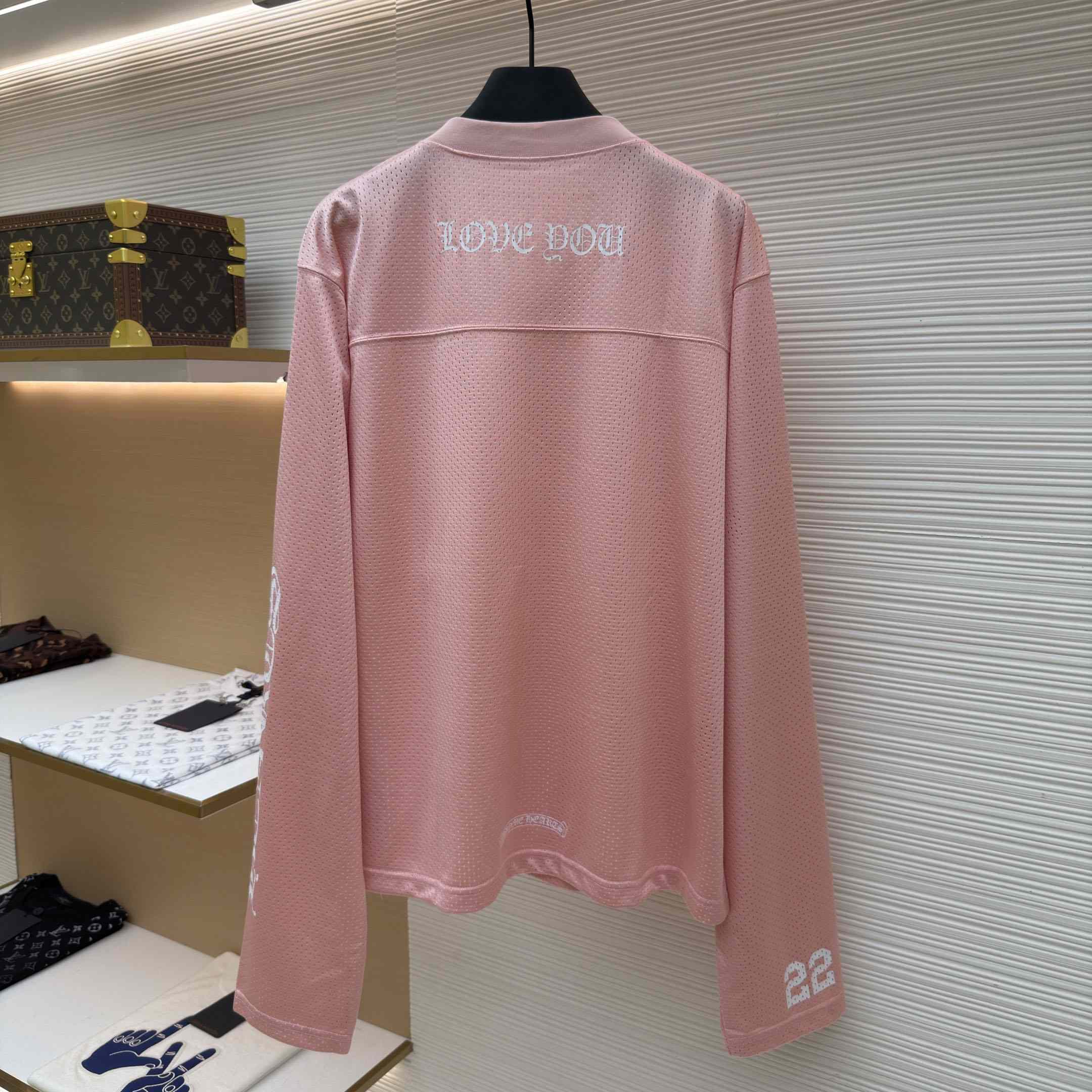 Chrome Hearts Stadium Mesh Long sleeve Jersey  - DesignerGu