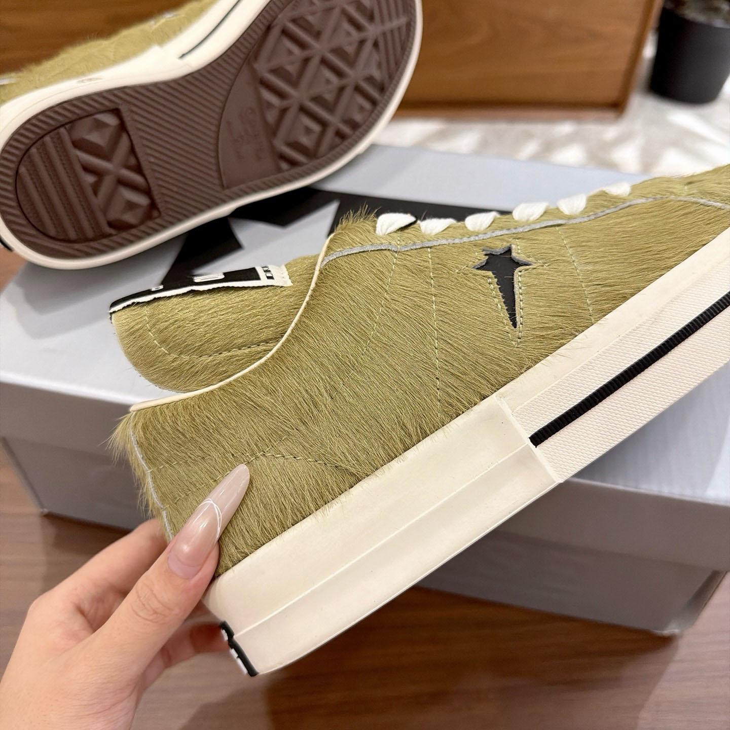 Rick Owens DRKSHDW x Converse One Star Low 'Green' - DesignerGu