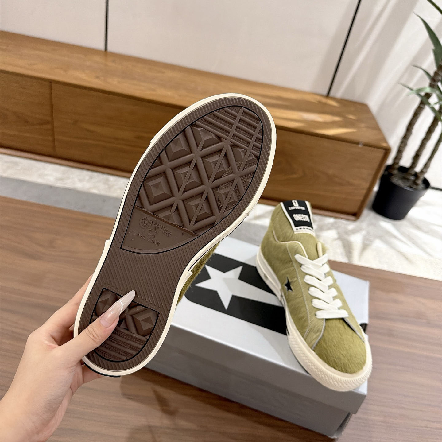 Rick Owens DRKSHDW x Converse One Star Low 'Green' - DesignerGu