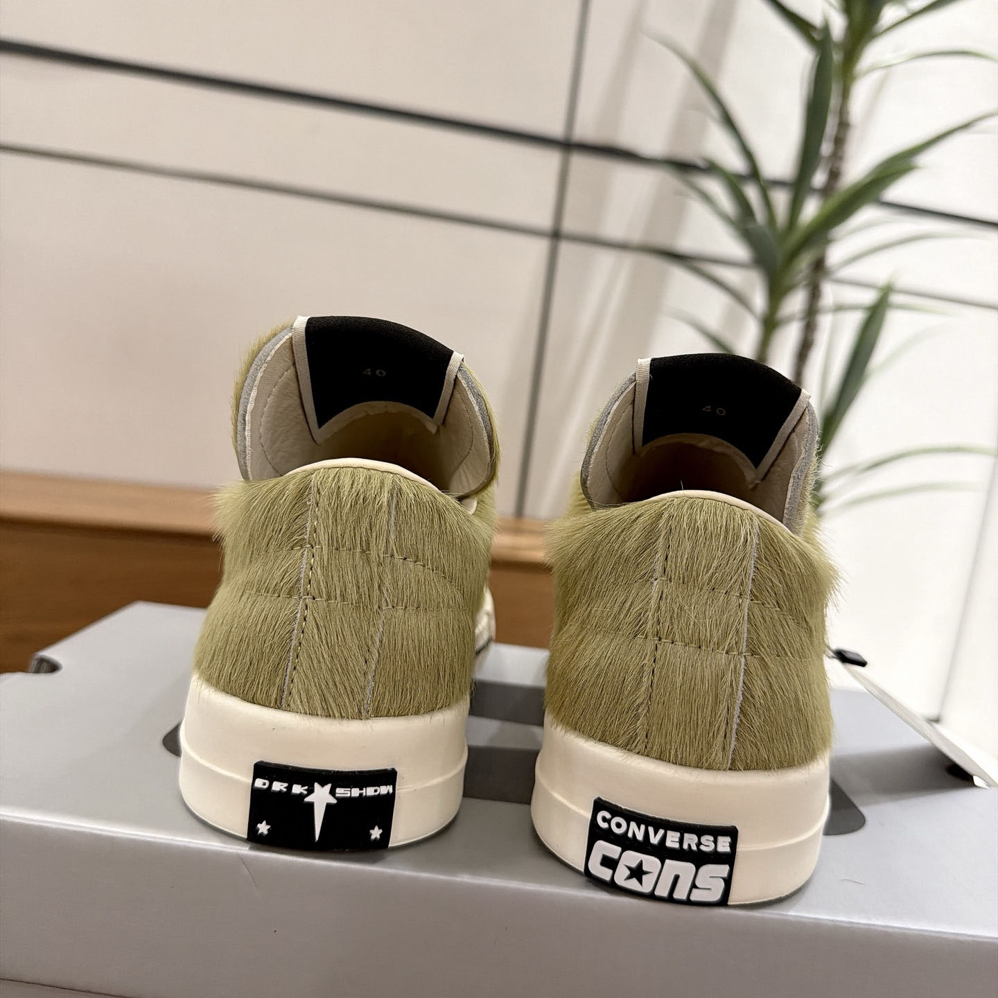 Rick Owens DRKSHDW x Converse One Star Low 'Green' - DesignerGu
