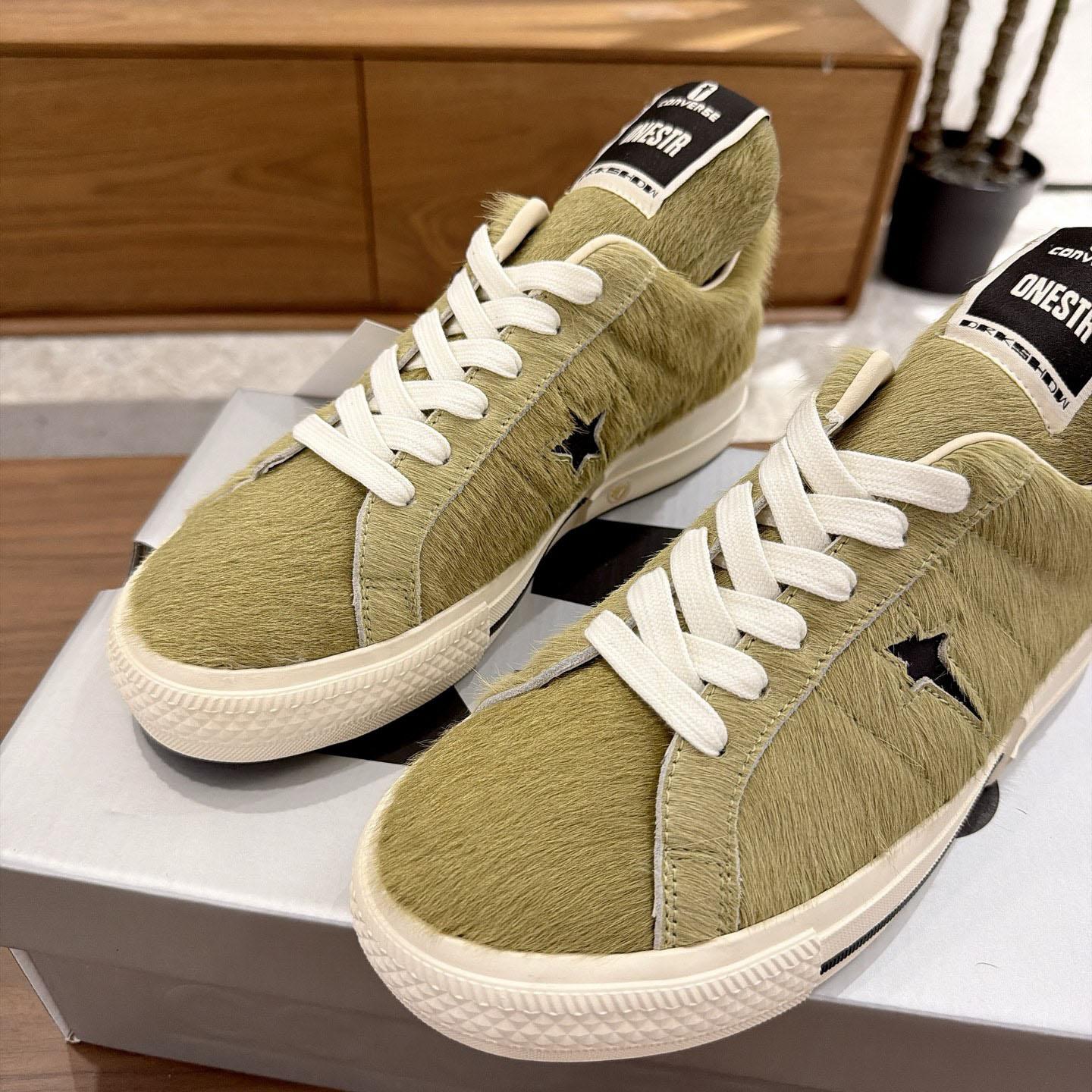Rick Owens DRKSHDW x Converse One Star Low 'Green' - DesignerGu