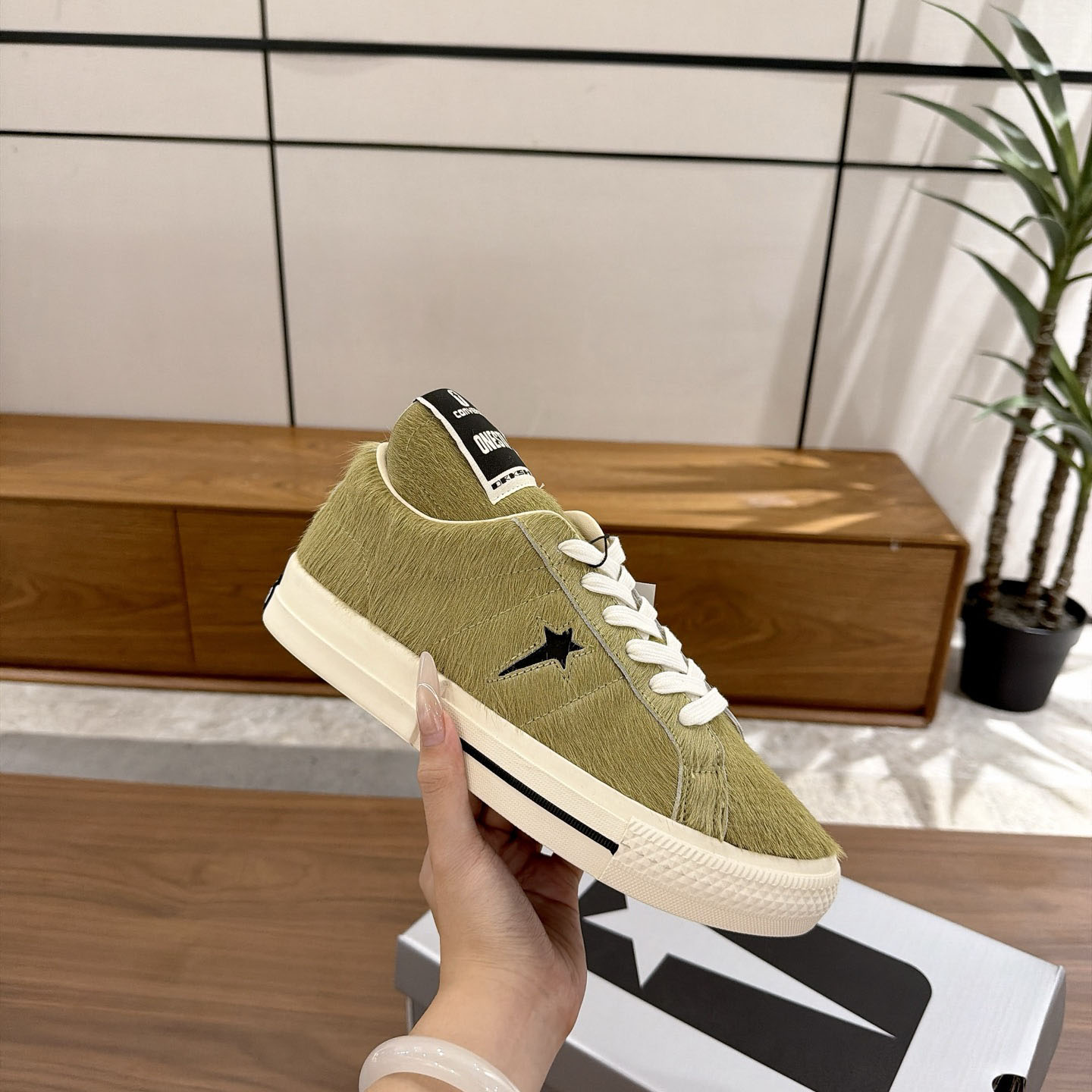Rick Owens DRKSHDW x Converse One Star Low 'Green' - DesignerGu