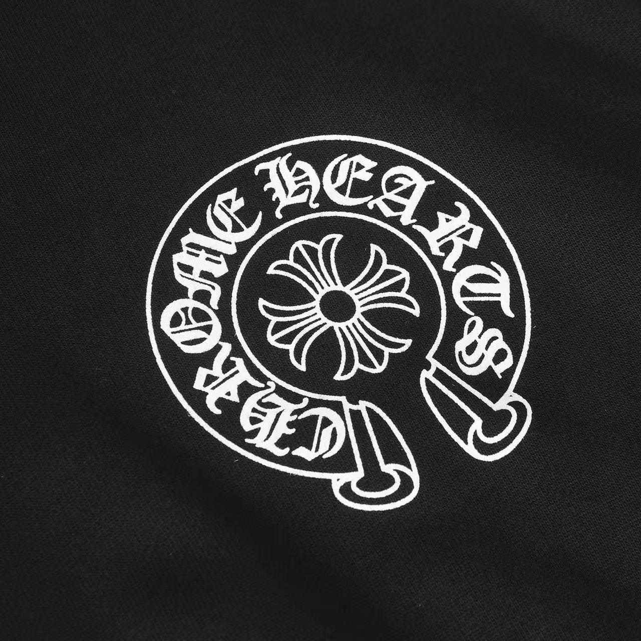 Chrome Hearts Horseshoe Logo Gradient Zip Up Hoodie  'Black' - DesignerGu