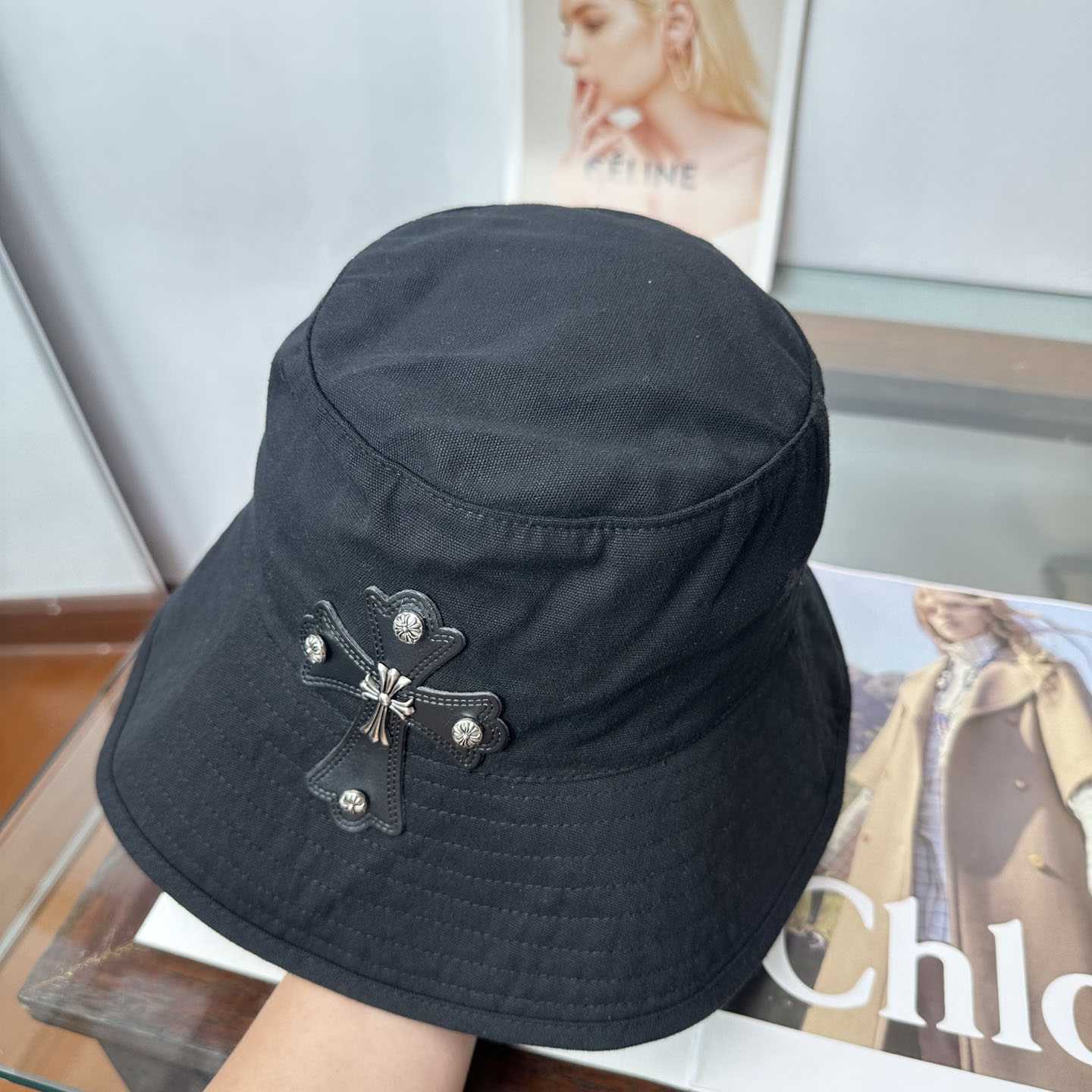Chrome Heart Bucket Hat - DesignerGu