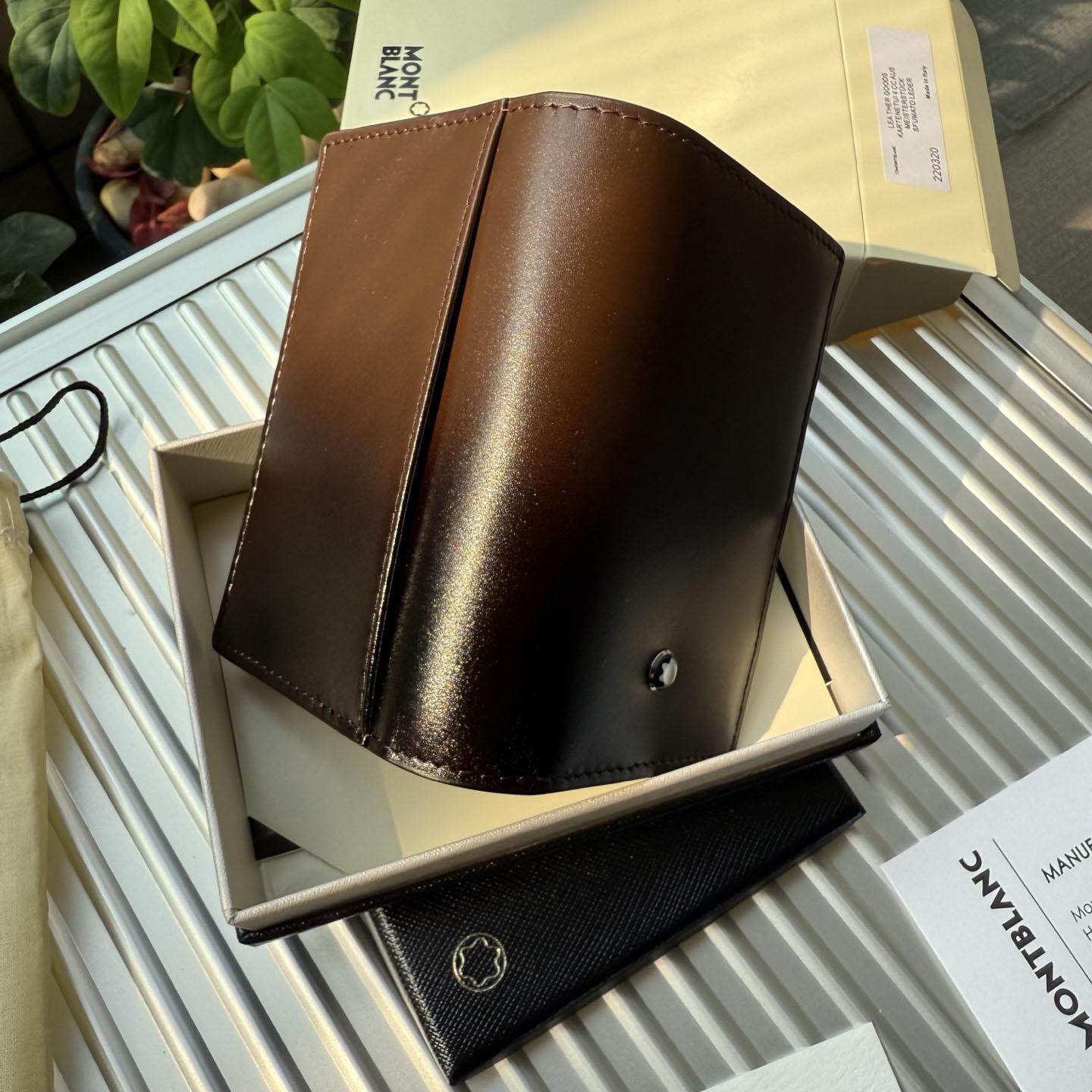 Montblanc Meisterstück Leather 4CC Bifold Cardholder - DesignerGu