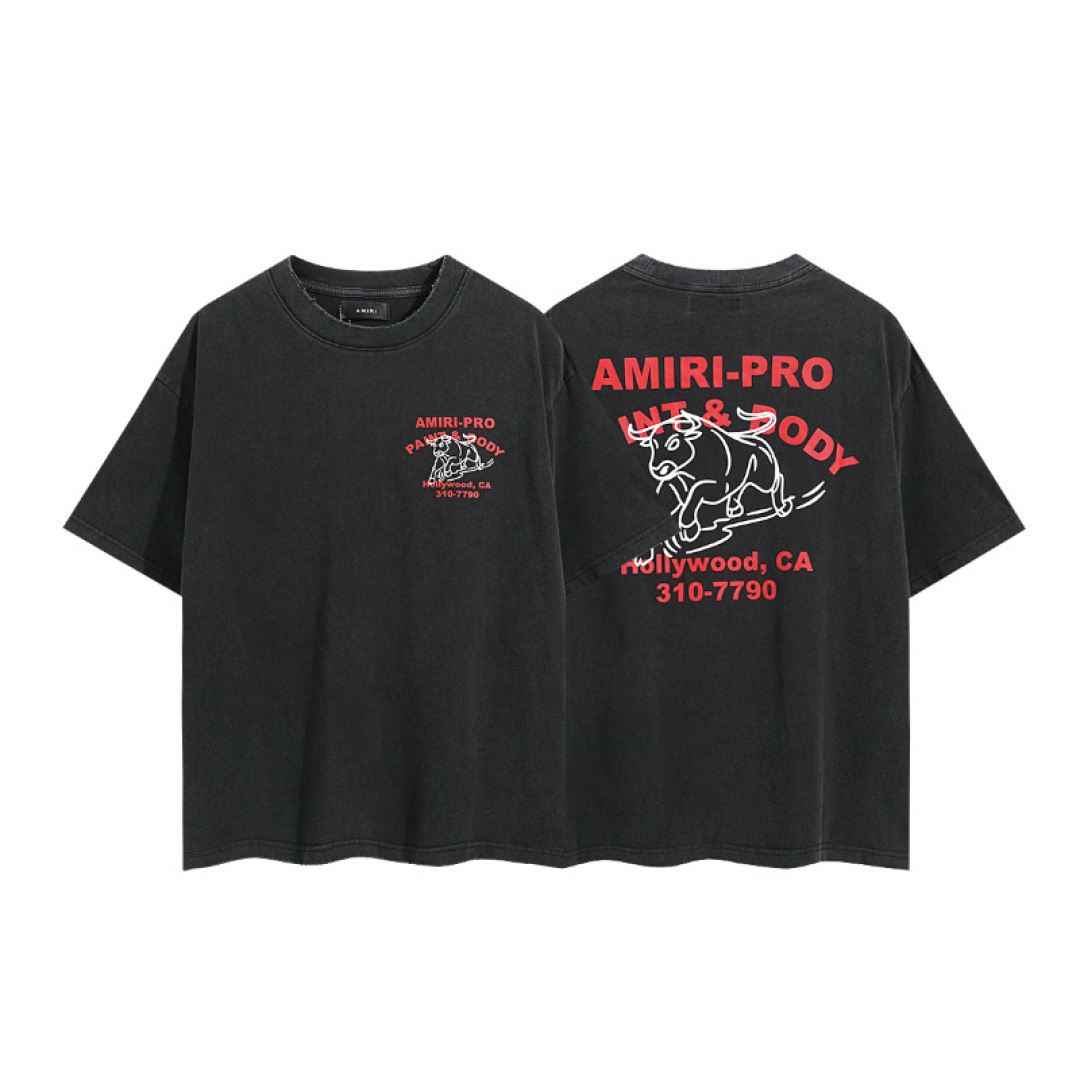 Amiri Graphic Print Cotton T-shirt - DesignerGu